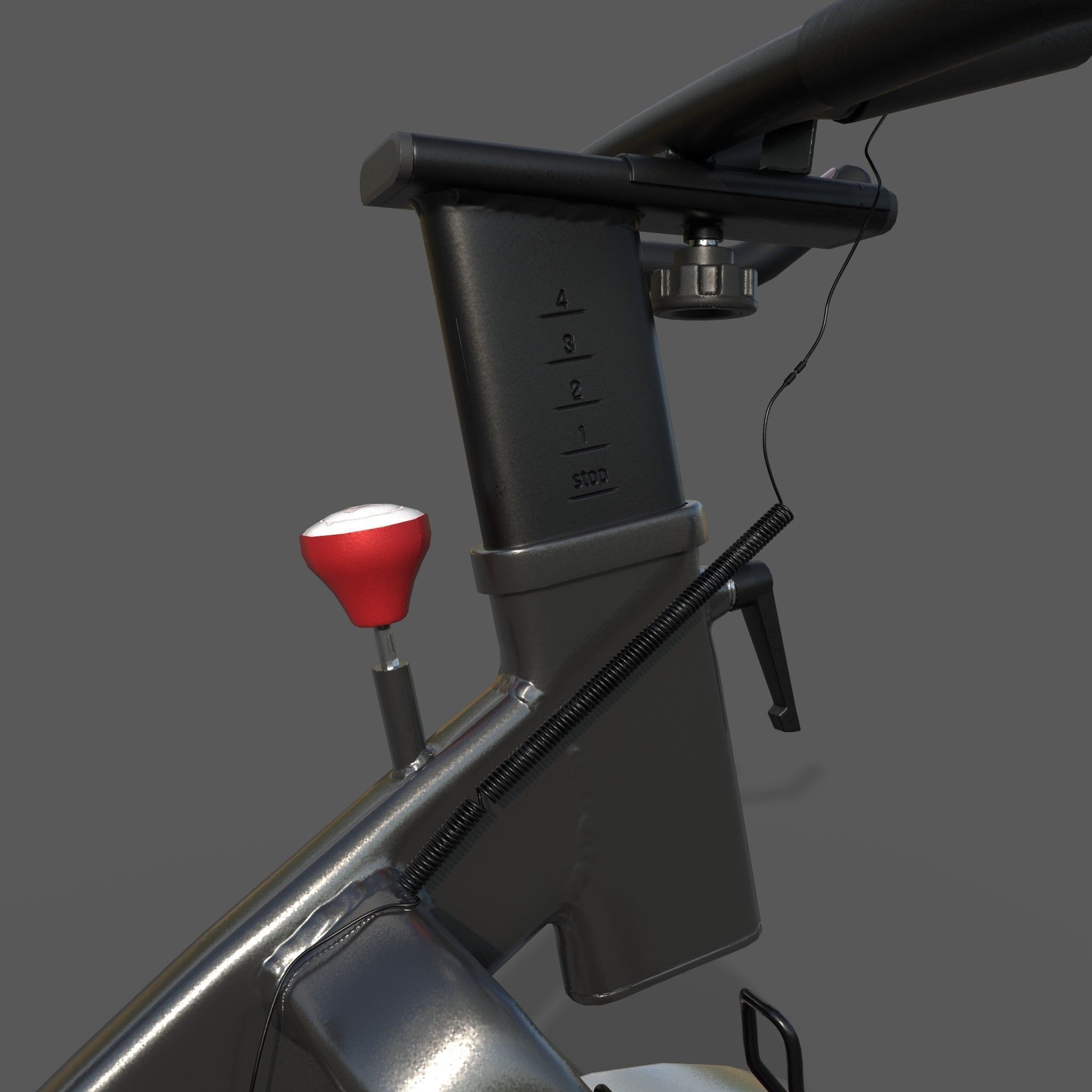 Exercise Bike 3D model_3