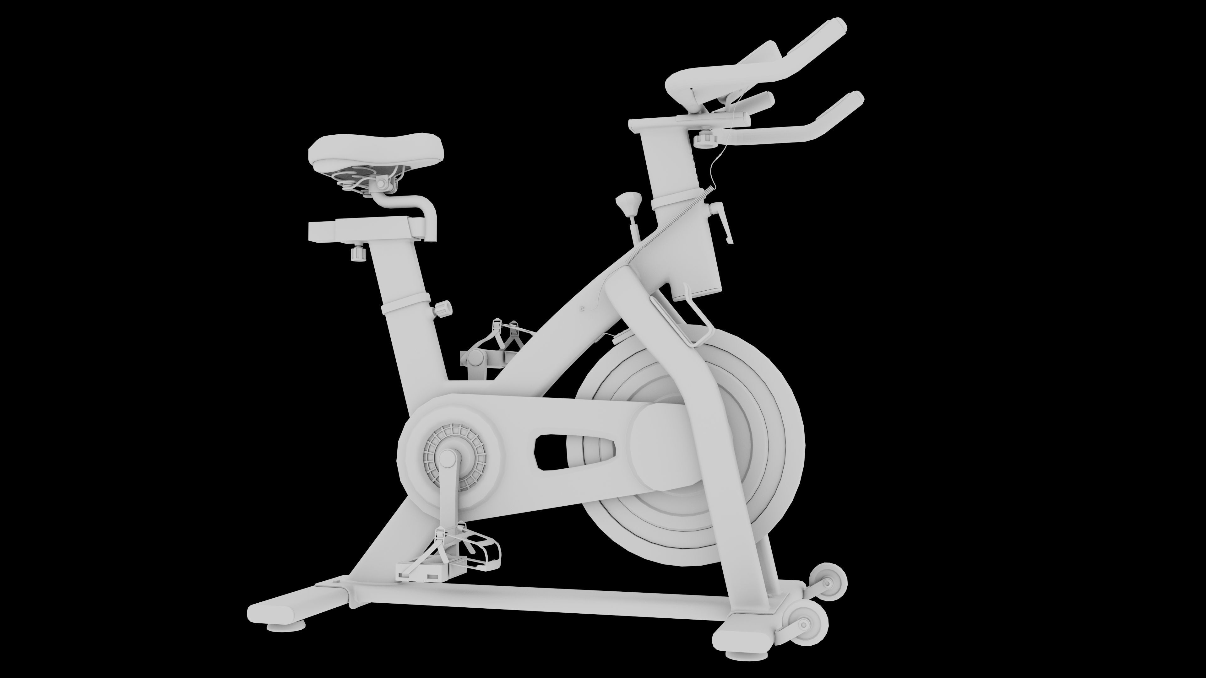Exercise Bike 3D model_4