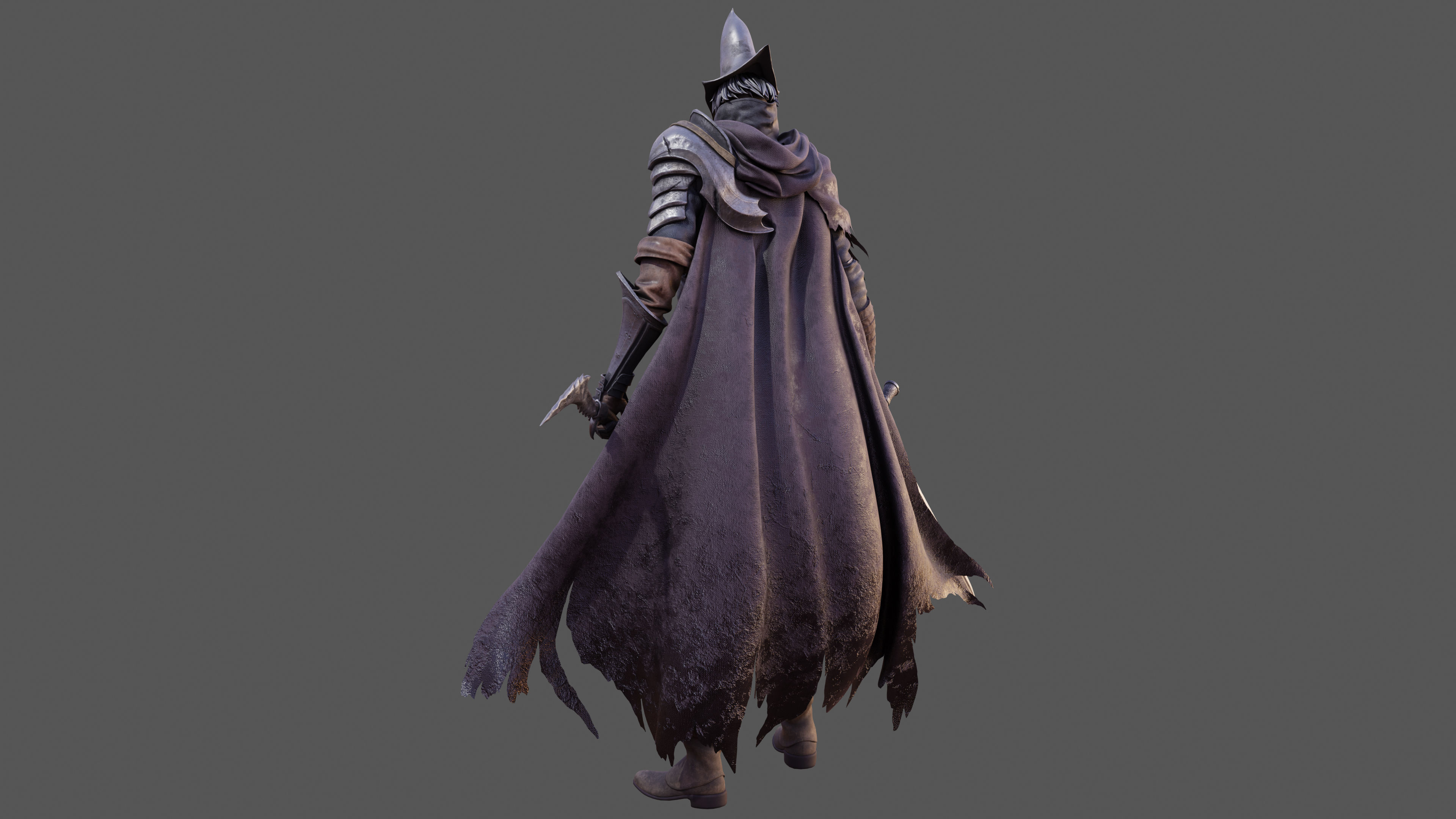 Abyss Watcher - Dark Souls 3 3d Print Statue 3D print model_27