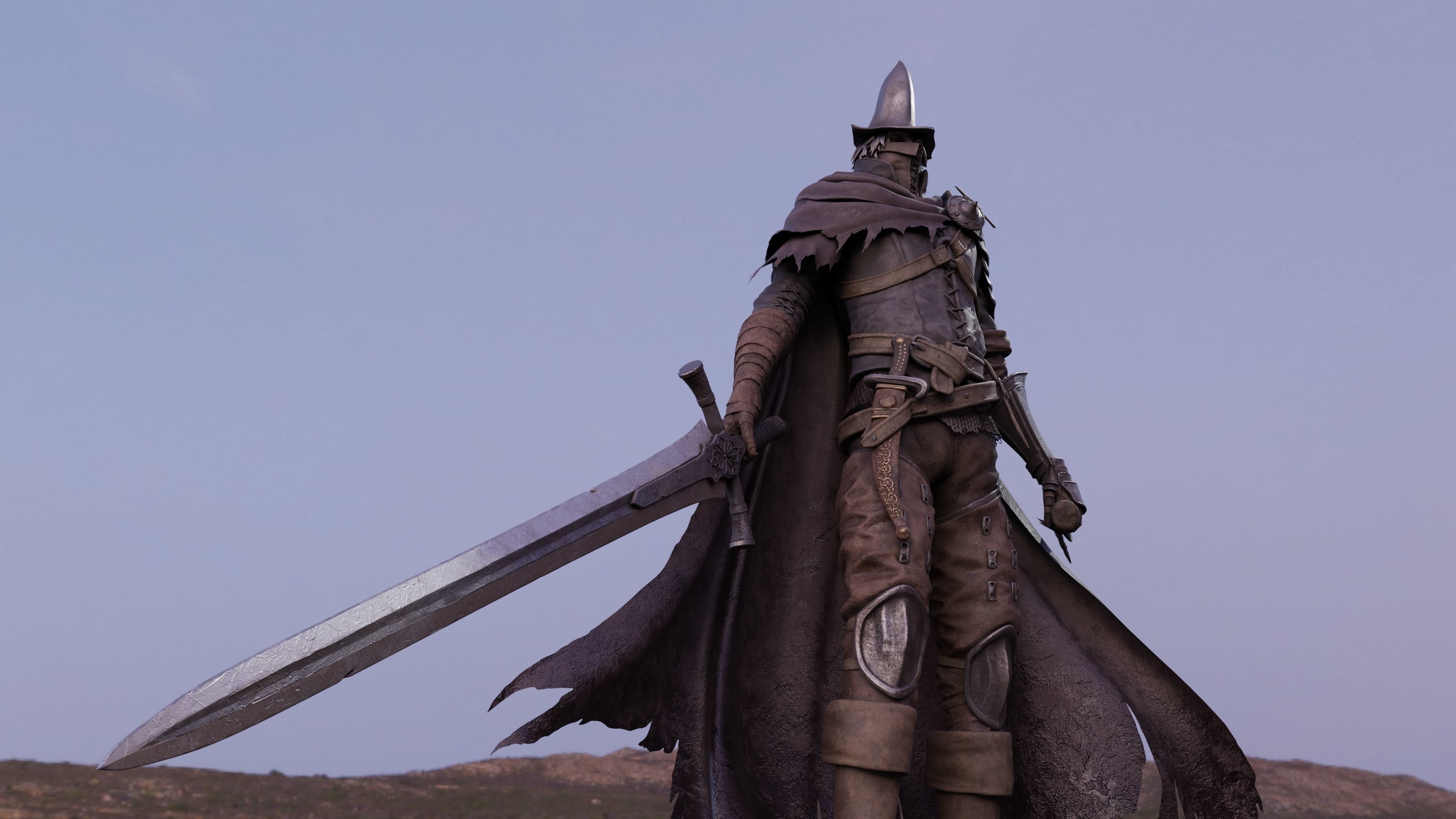 Abyss Watcher - Dark Souls 3 3d Print Statue 3D print model_39