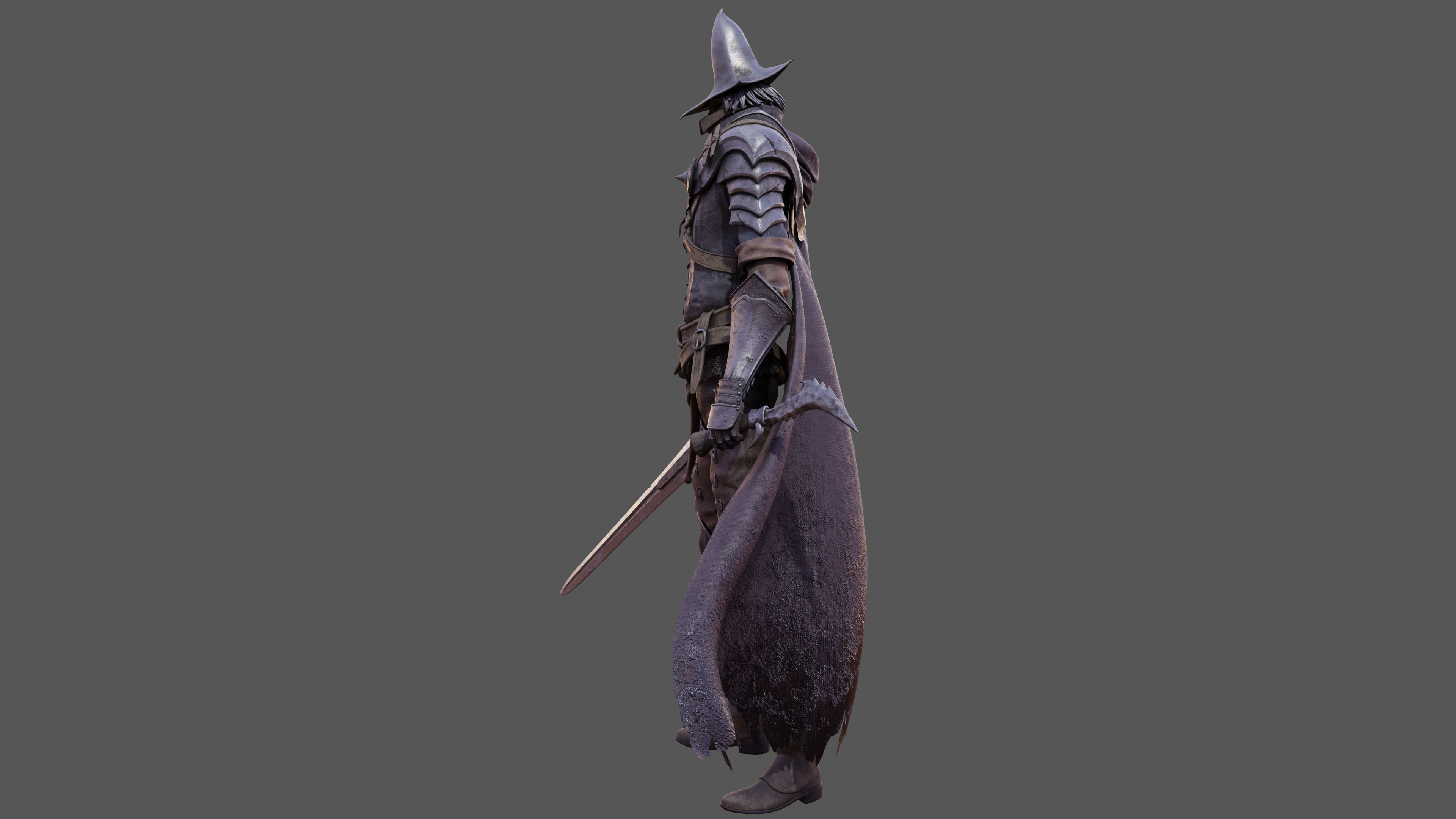 Abyss Watcher - Dark Souls 3 3d Print Statue 3D print model_26