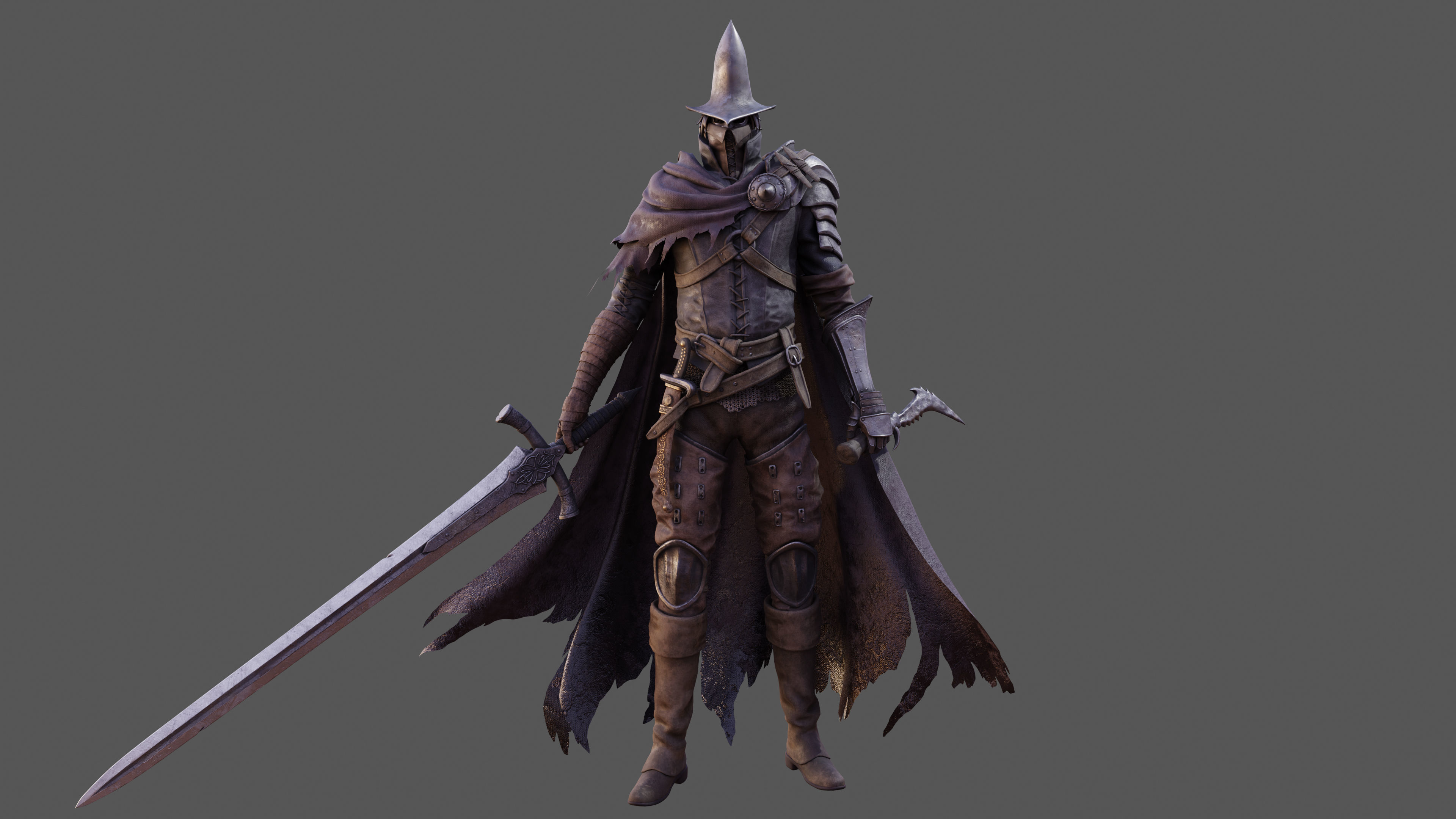 Abyss Watcher - Dark Souls 3 3d Print Statue 3D print model_24