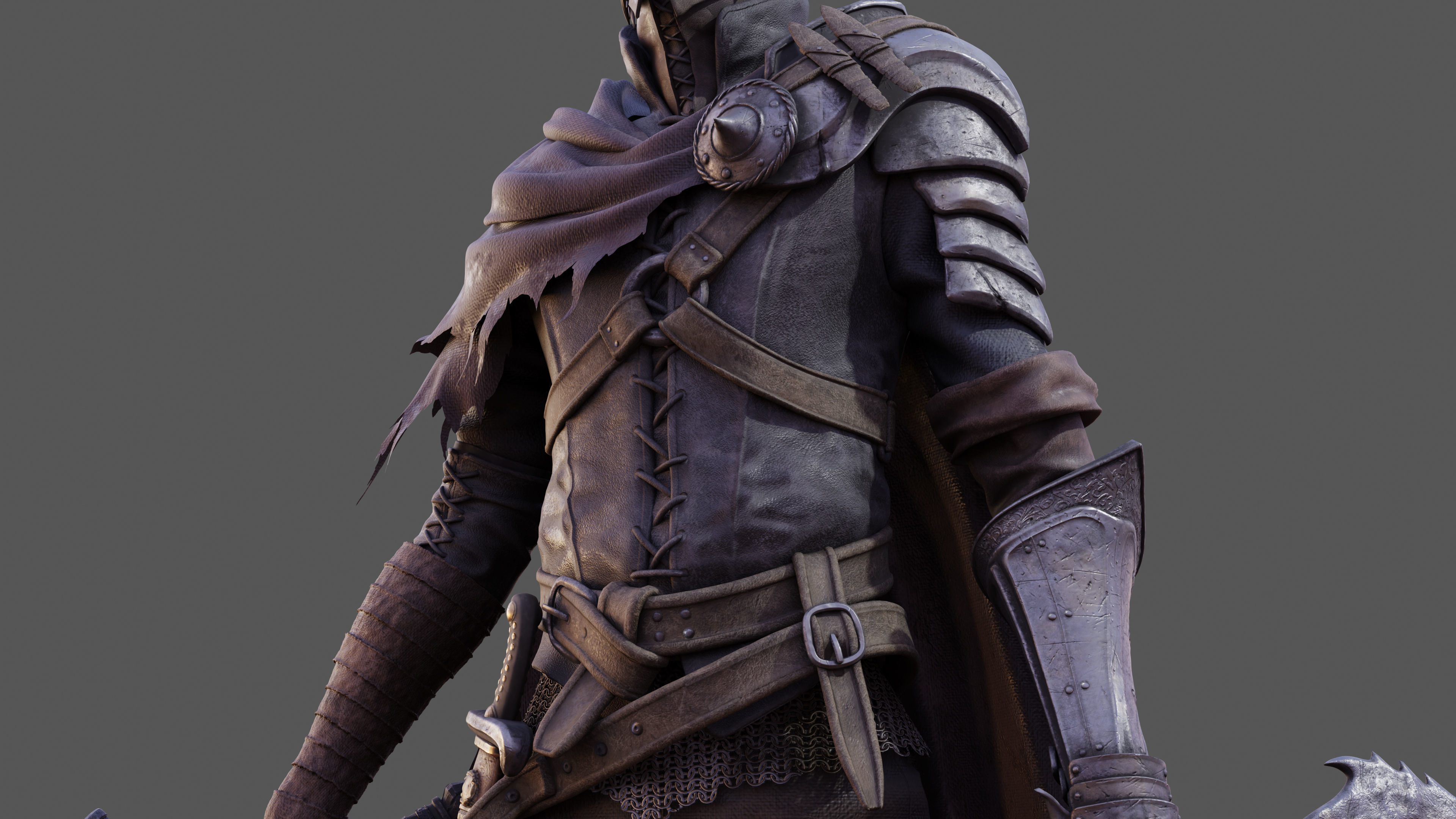 Abyss Watcher - Dark Souls 3 3d Print Statue 3D print model_33