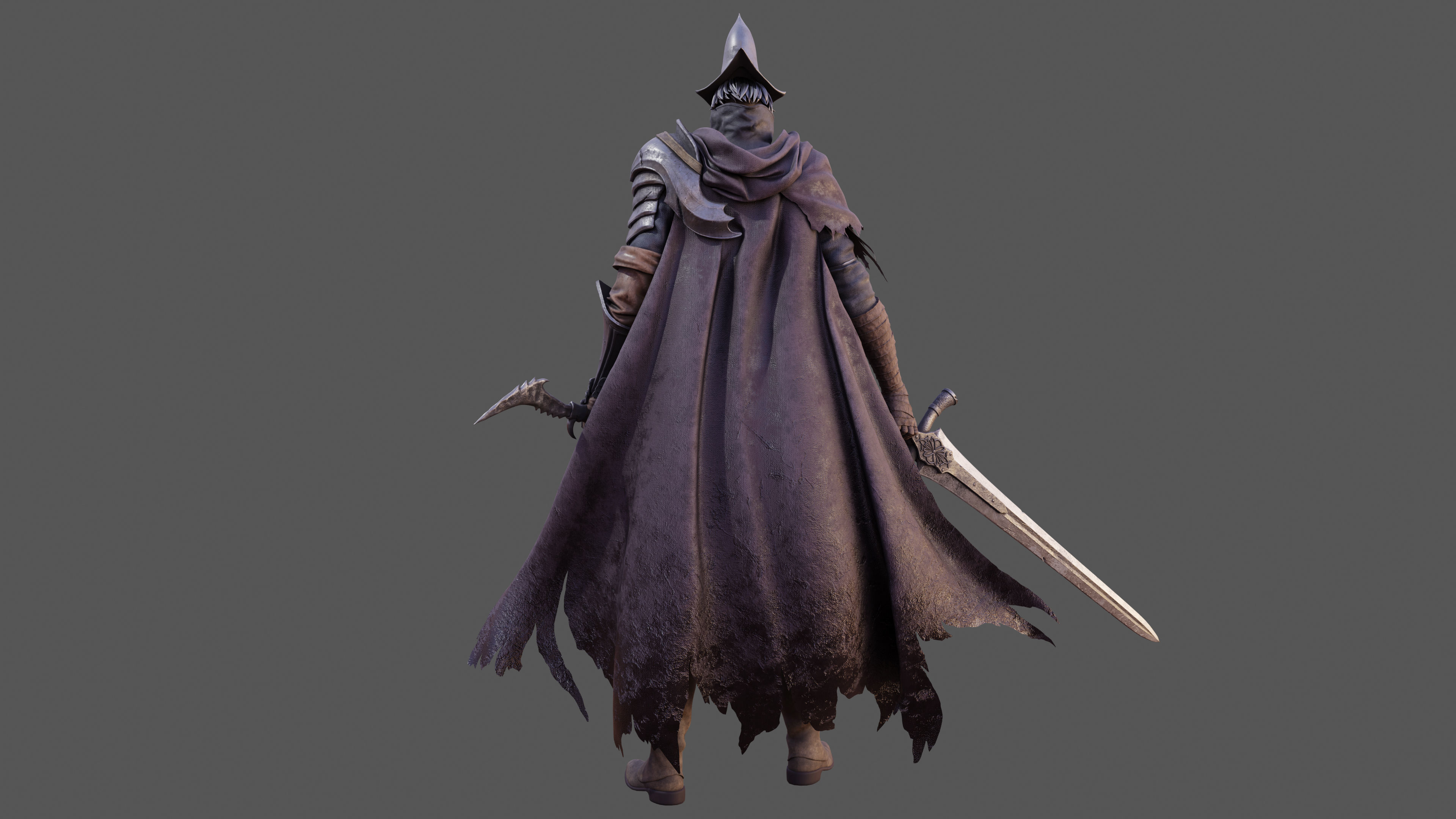 Abyss Watcher - Dark Souls 3 3d Print Statue 3D print model_28