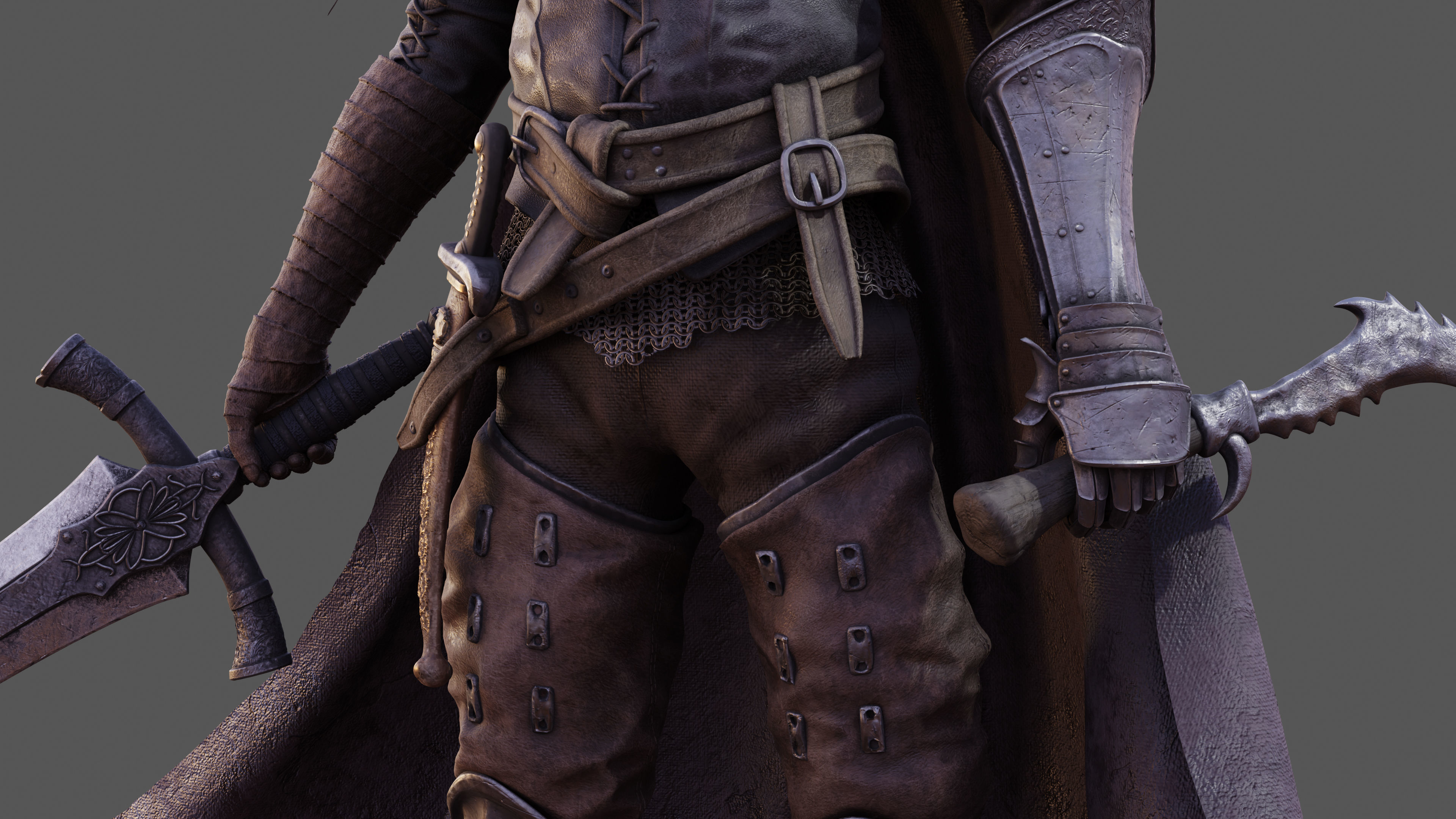 Abyss Watcher - Dark Souls 3 3d Print Statue 3D print model_36