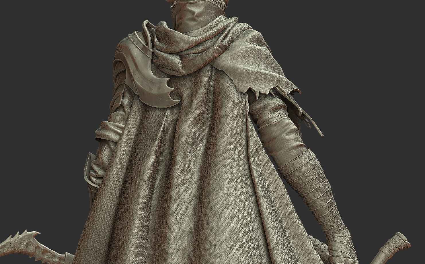 Abyss Watcher - Dark Souls 3 3d Print Statue 3D print model_23