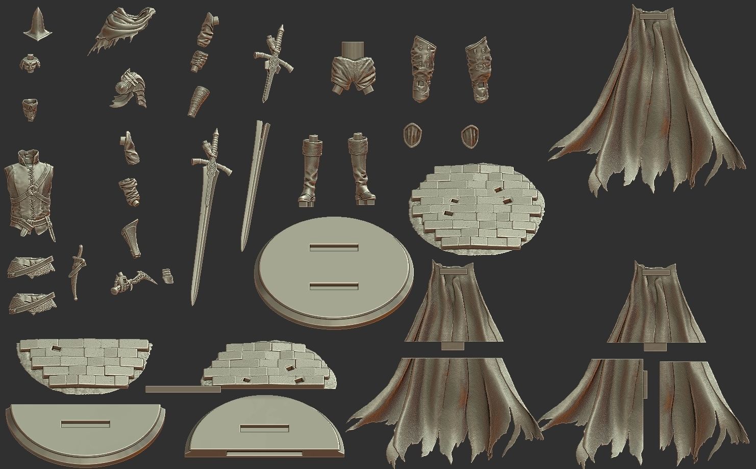 Abyss Watcher - Dark Souls 3 3d Print Statue 3D print model_11