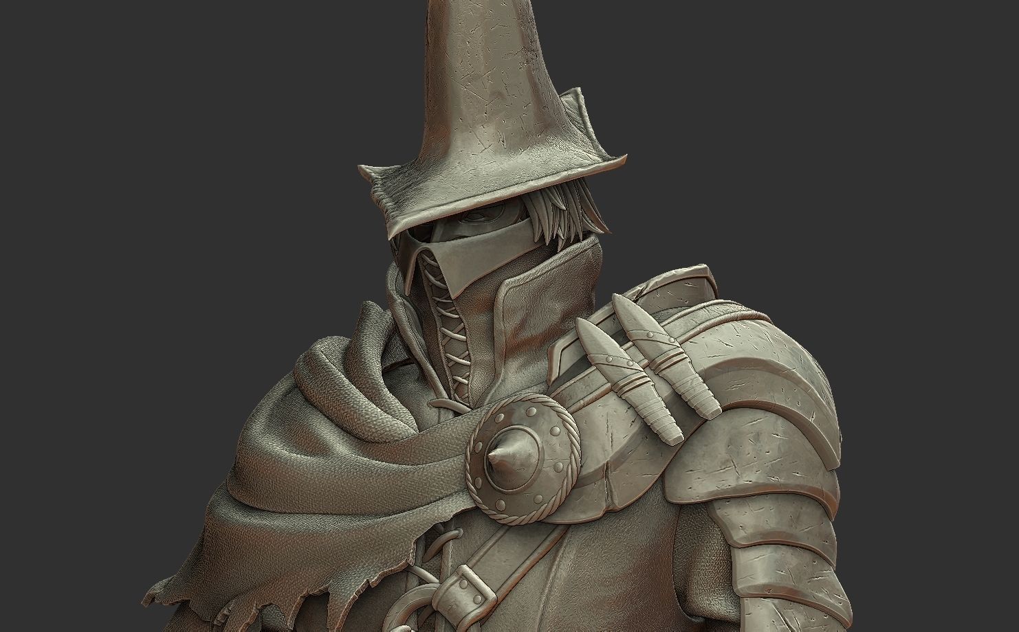 Abyss Watcher - Dark Souls 3 3d Print Statue 3D print model_19