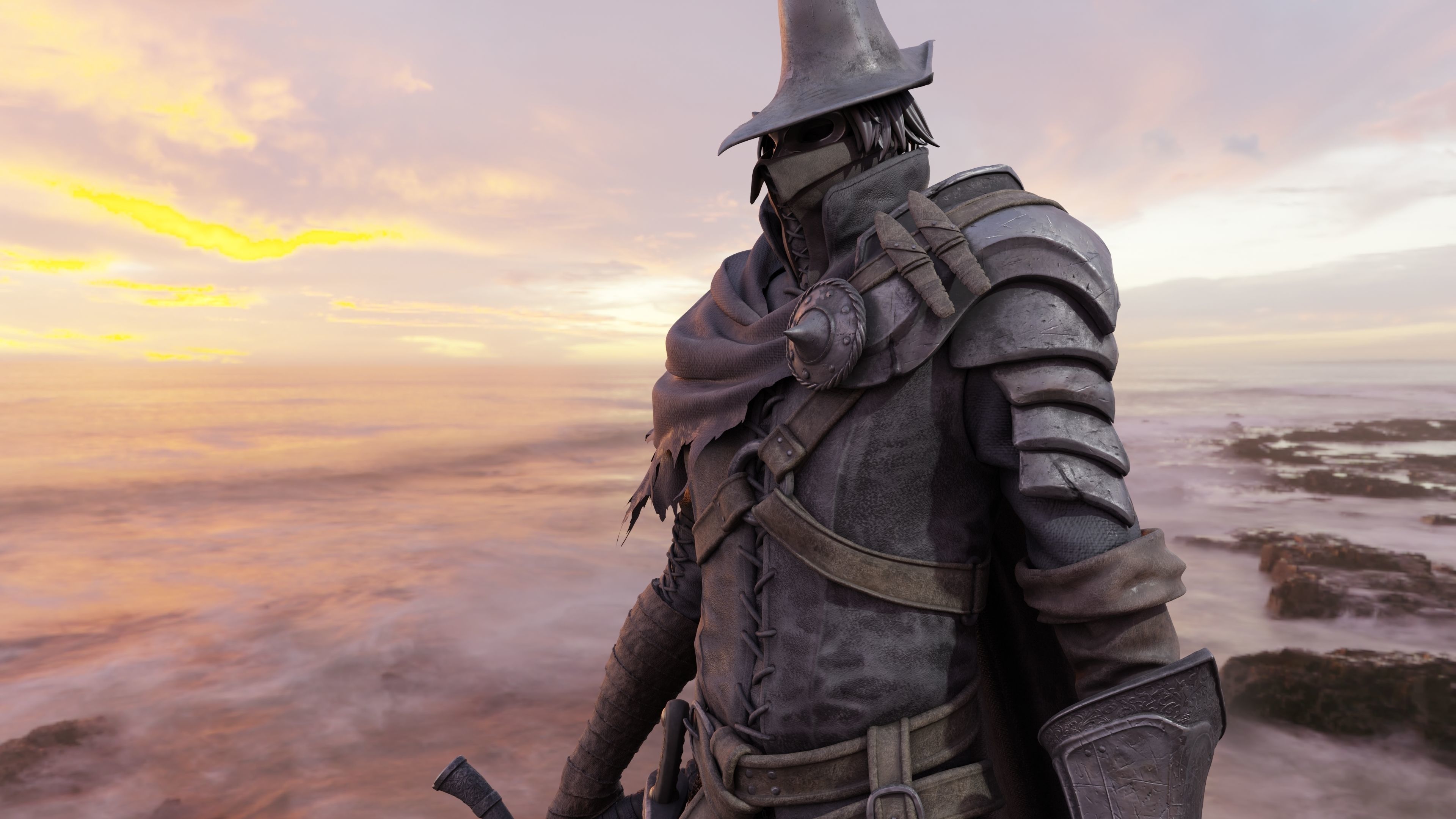 Abyss Watcher - Dark Souls 3 3d Print Statue 3D print model_40