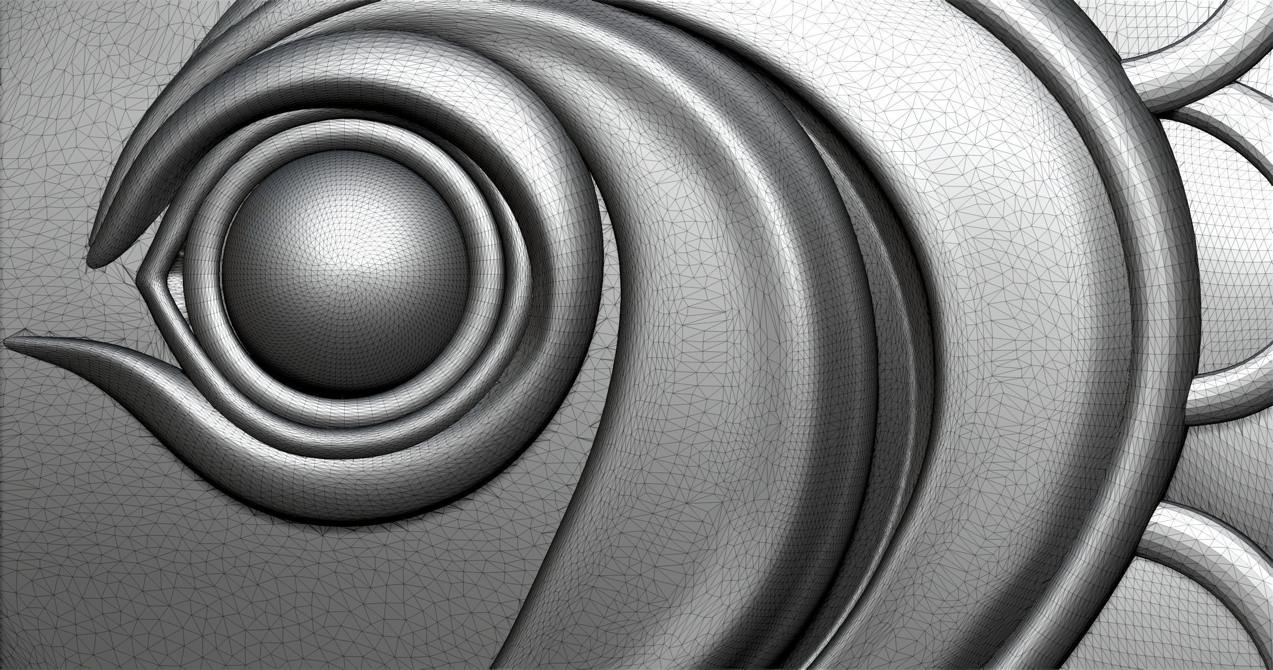 Fish Pendant 3D print model_7