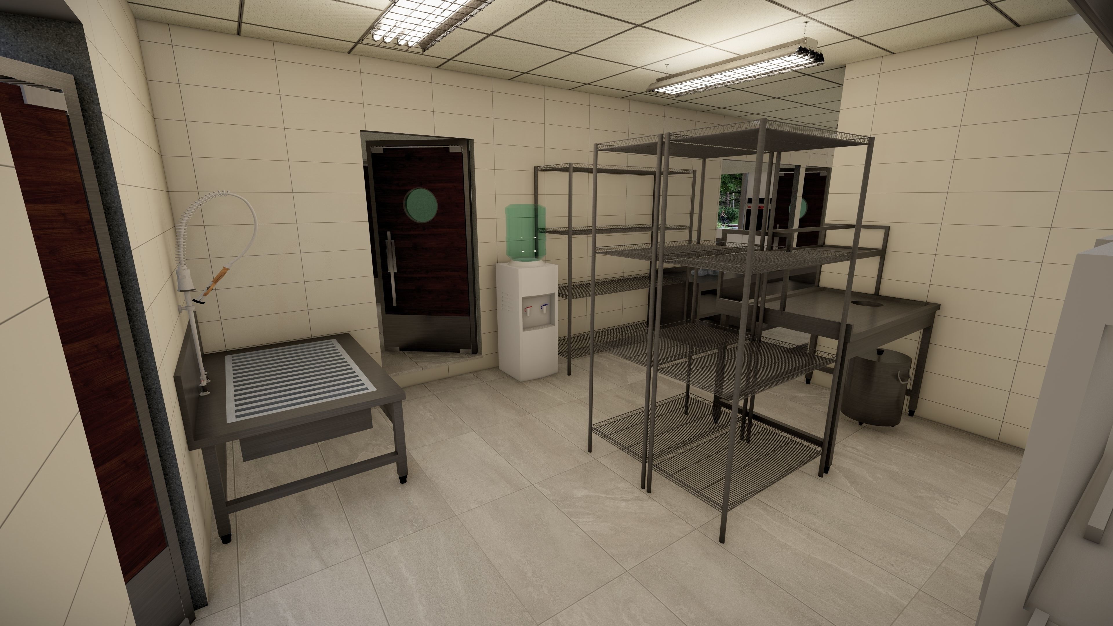 Commercial Restaurant Kitchen Project 3D model_14