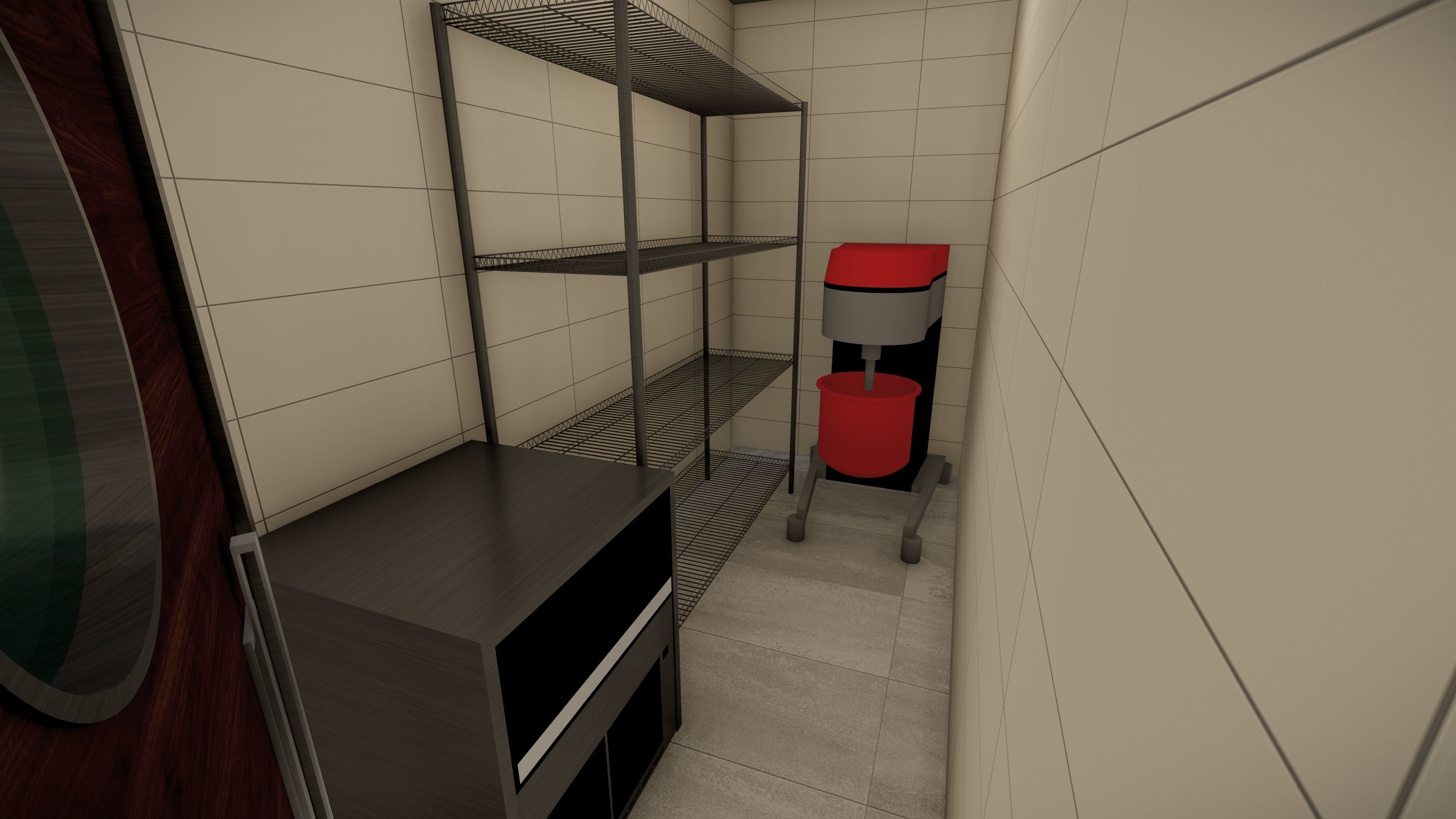 Commercial Restaurant Kitchen Project 3D model_15