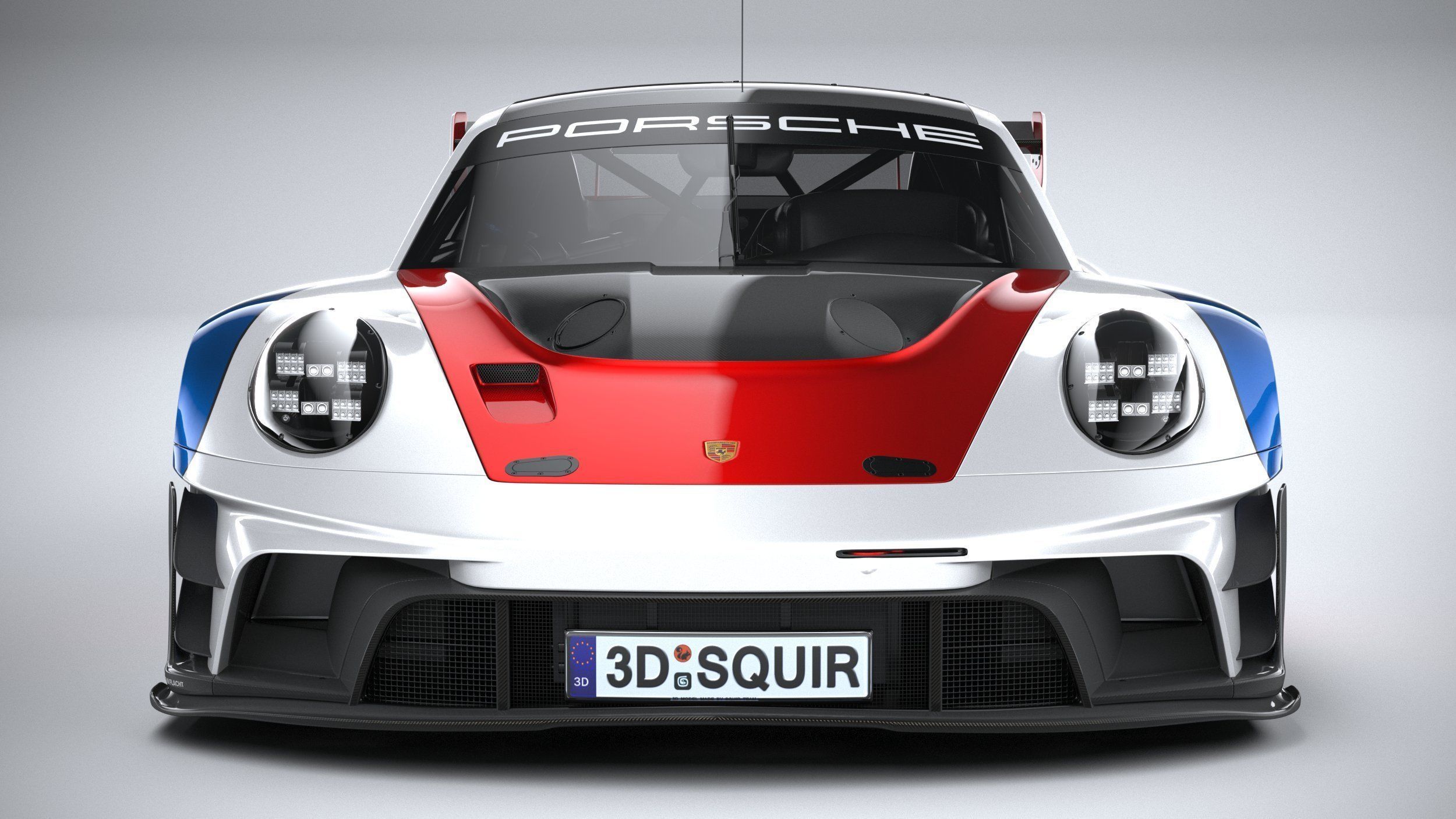 Porsche 911 GT3 R Rennsport 2023 3D model | CGTrader