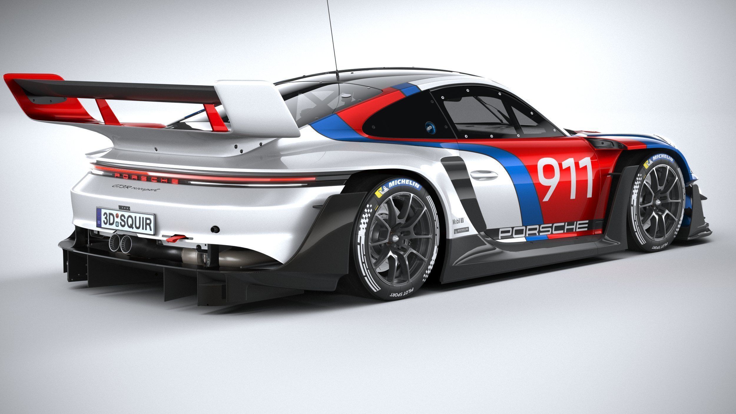 Porsche 911 GT3 R Rennsport 2023 3D model CGTrader