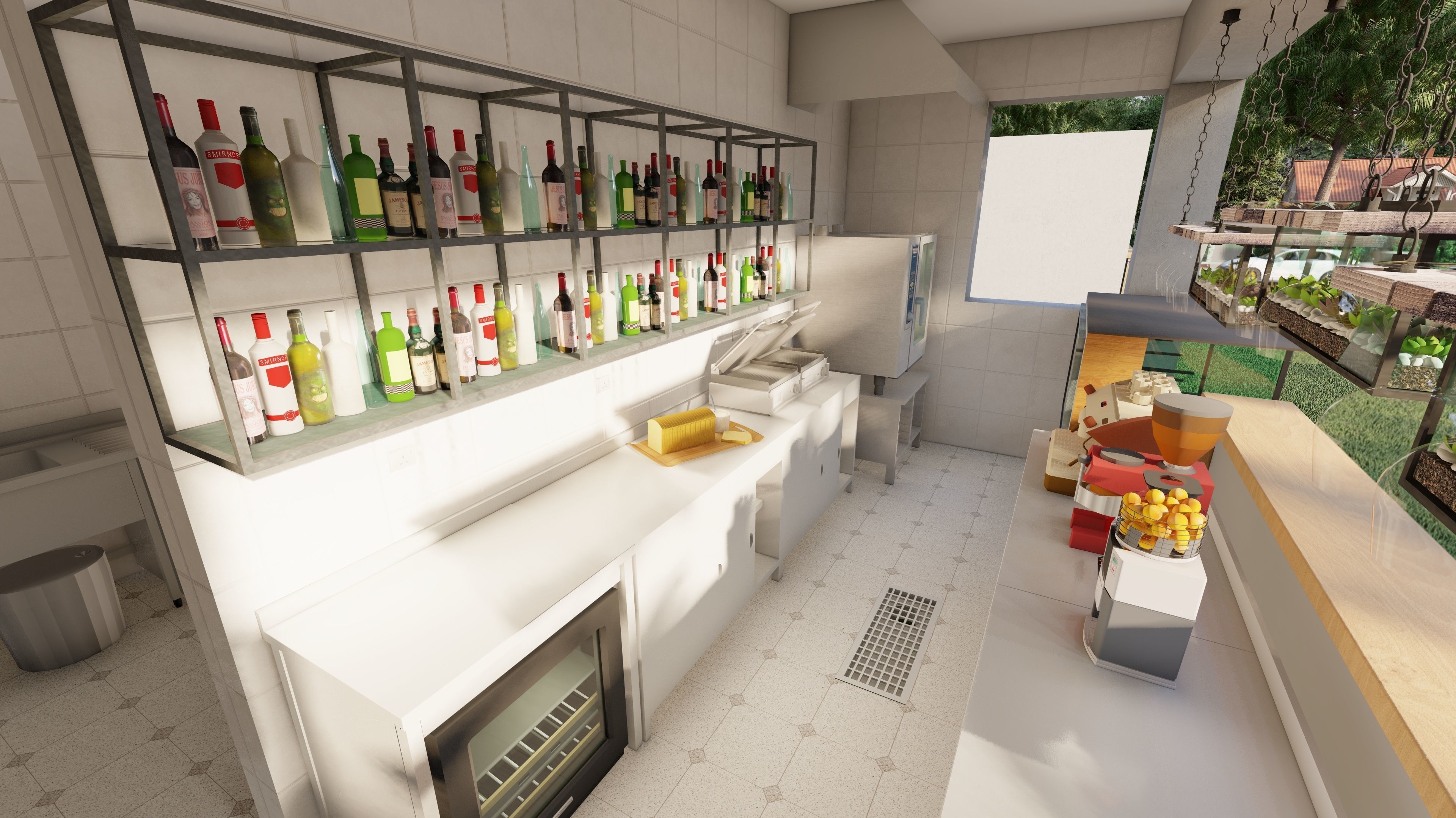 Bar Project 3D model_2