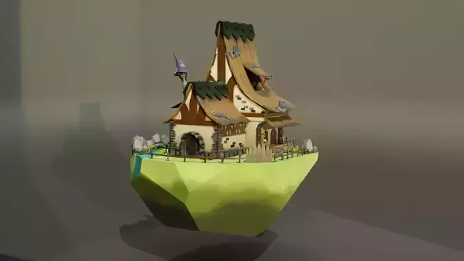 Weird House I HandPainted