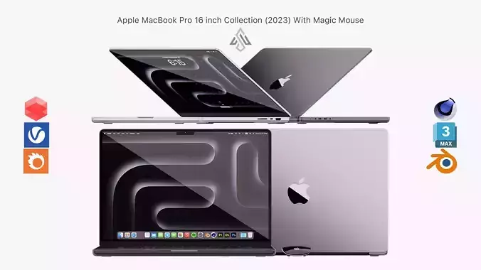 Apple MacBook Pro 16 inch Collection 2023 With Magic Mouse