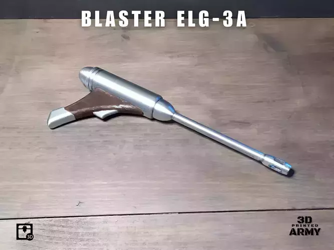 Padme amidala blaster ELG-3A - STL files for 3D printing  3D print model