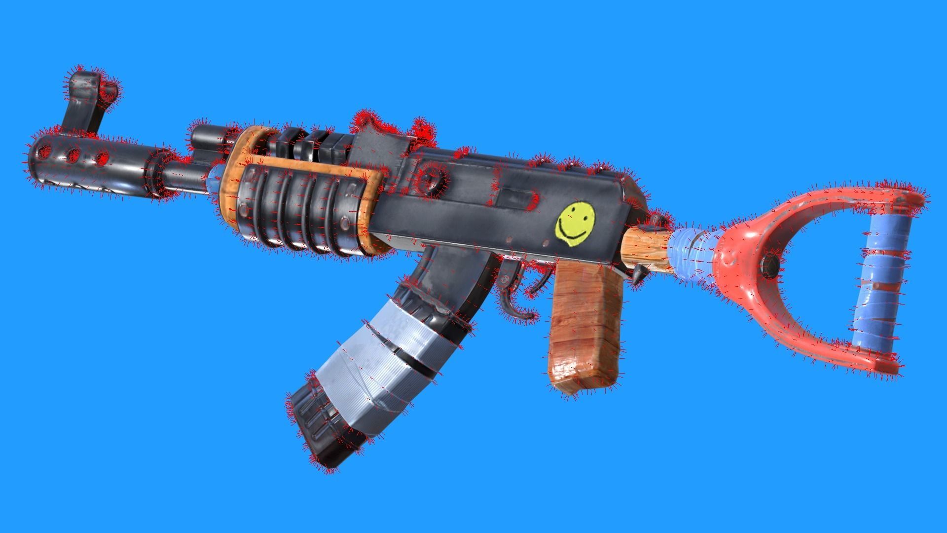 Rust AK Remastered Low-poly 3D model_2