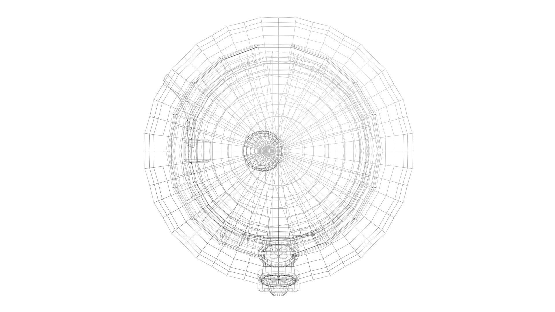 Low Poly Game Ready Snowman Low-poly 3D model_20