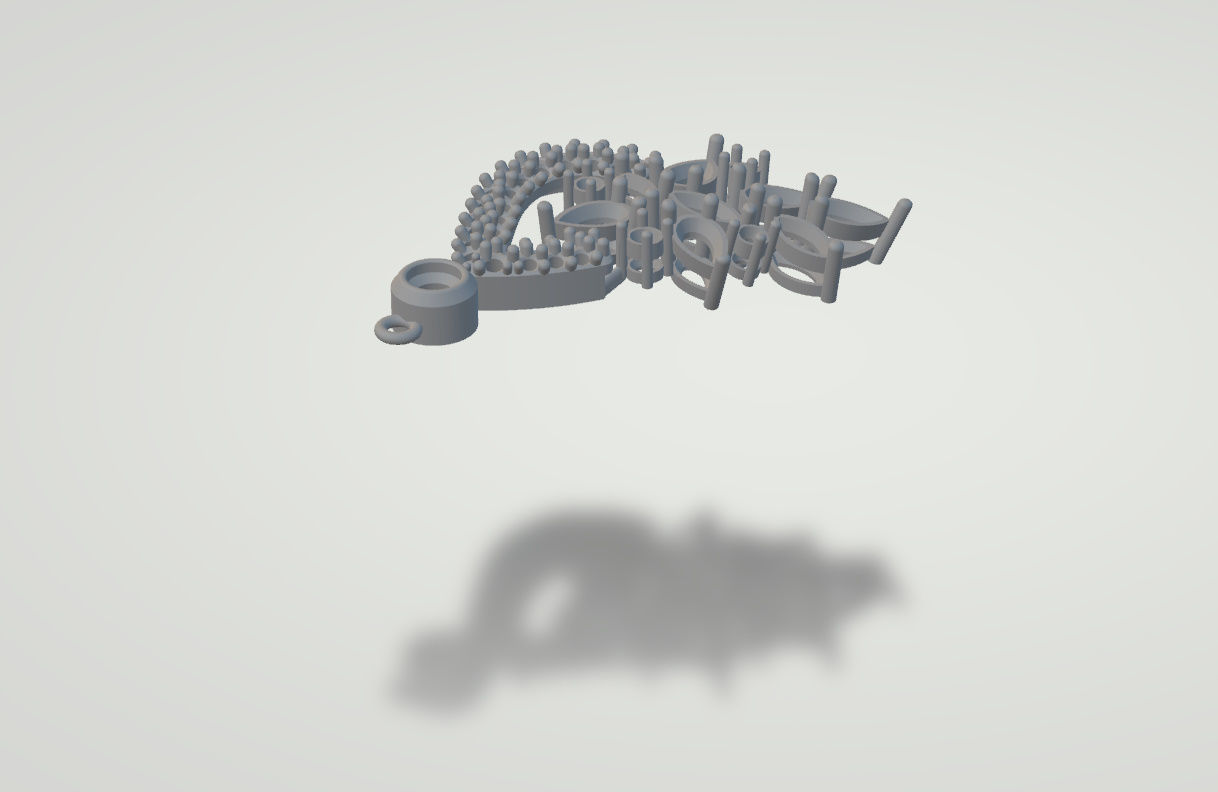 Gorgeous Dangle earrings with marquise gemstones 3D print model_45