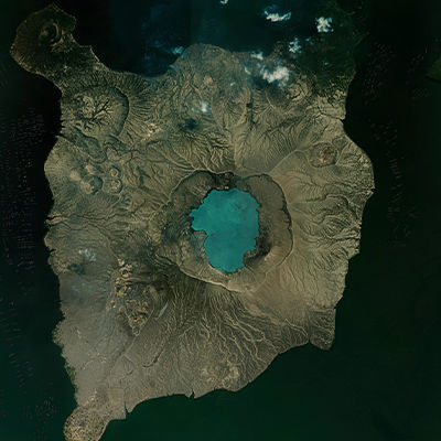 Mountain landscape Taal Volcano 3D model_6