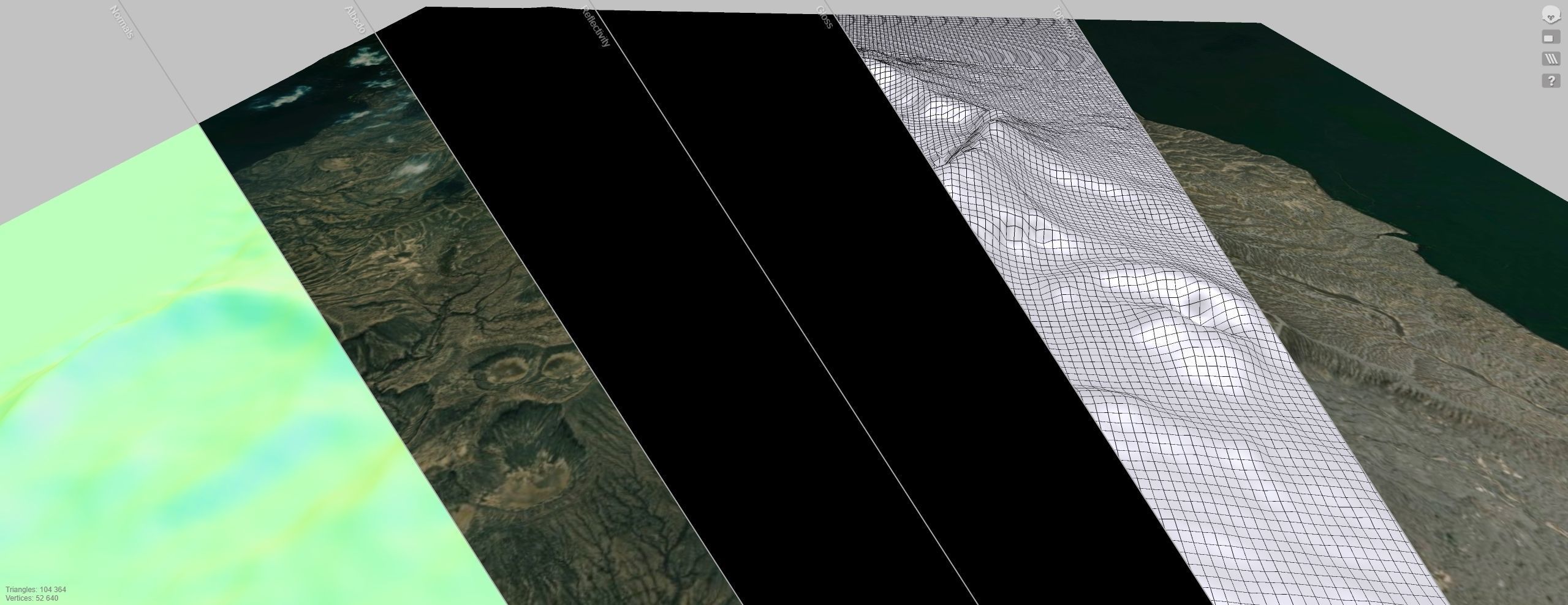 Mountain landscape Taal Volcano 3D model_11