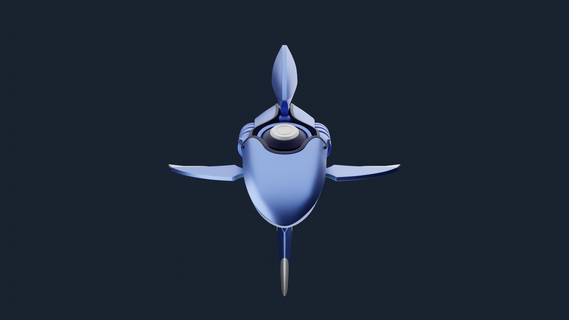 Robotic Dolphin 3D print model_2