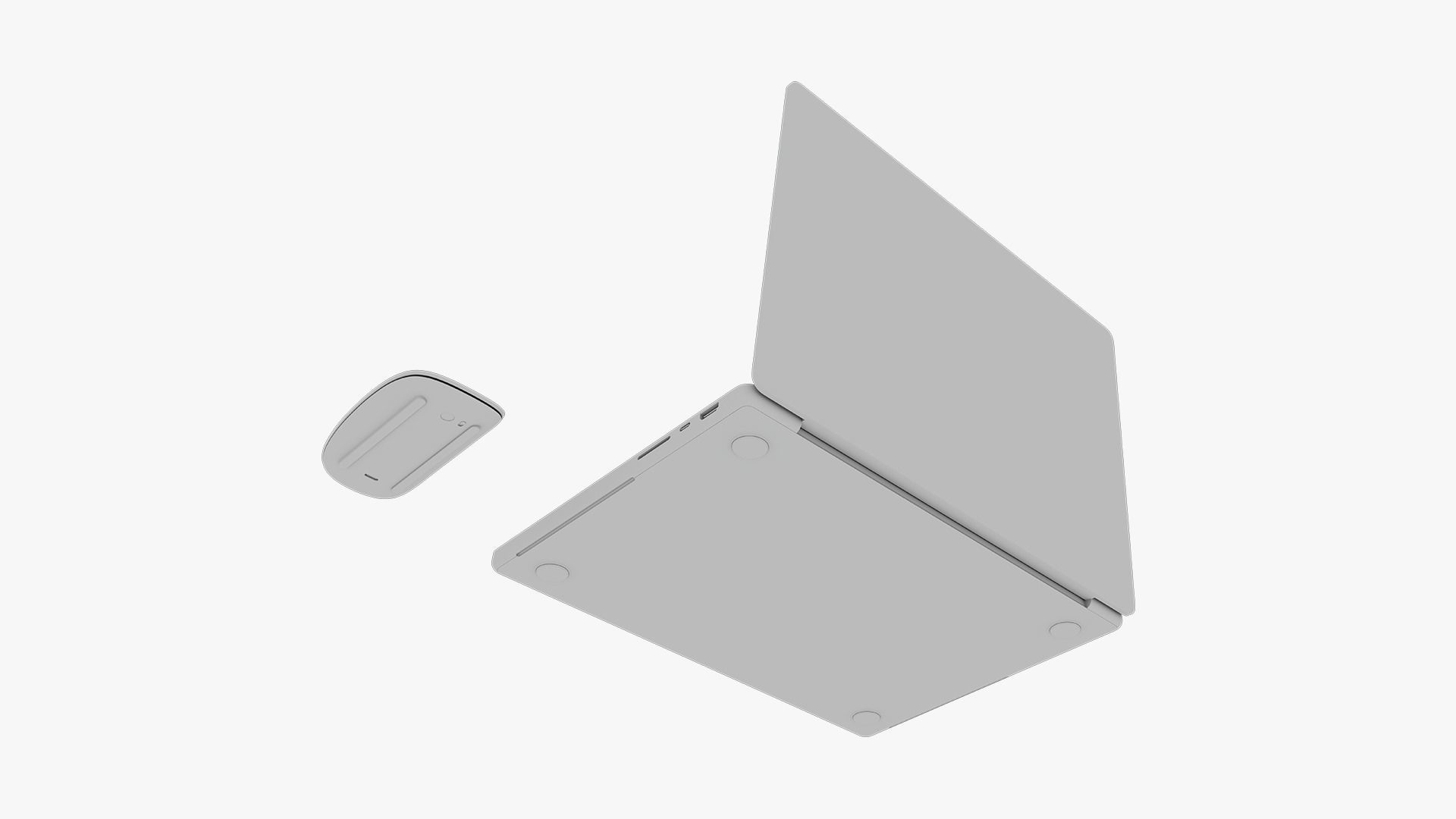 Apple MacBook Pro 14 - 16 inch Collection 2023 With Magic Mouse 3D model_71