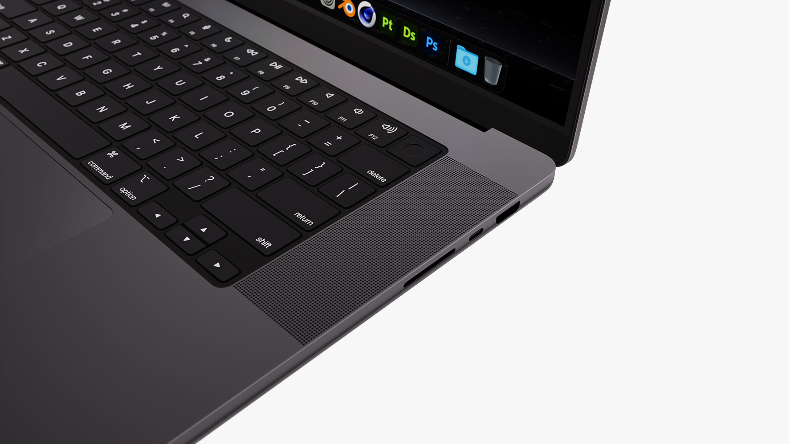 Apple MacBook Pro 14 - 16 inch Collection 2023 With Magic Mouse 3D model_60