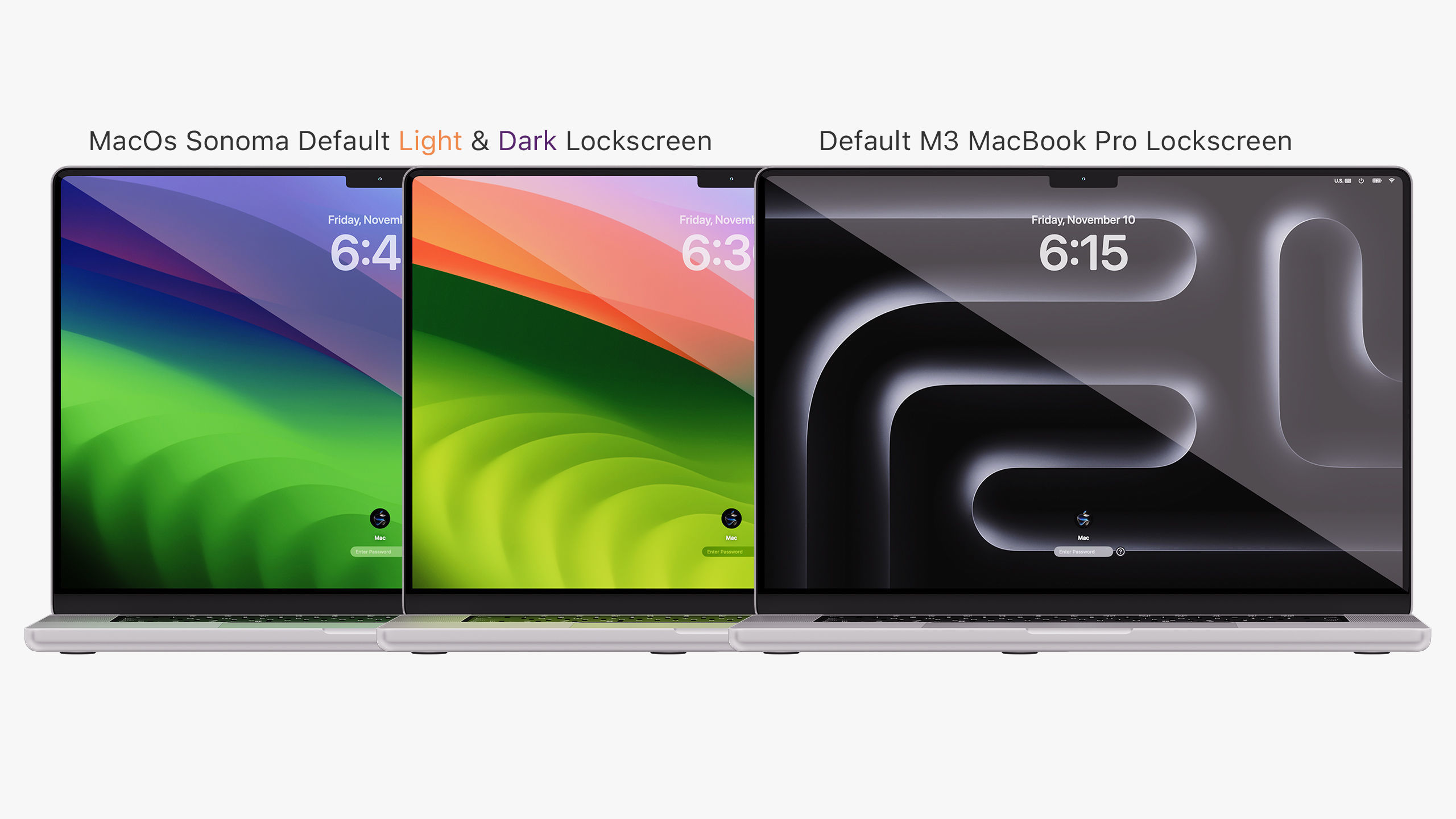 Apple MacBook Pro 14 - 16 inch Collection 2023 With Magic Mouse 3D model_7