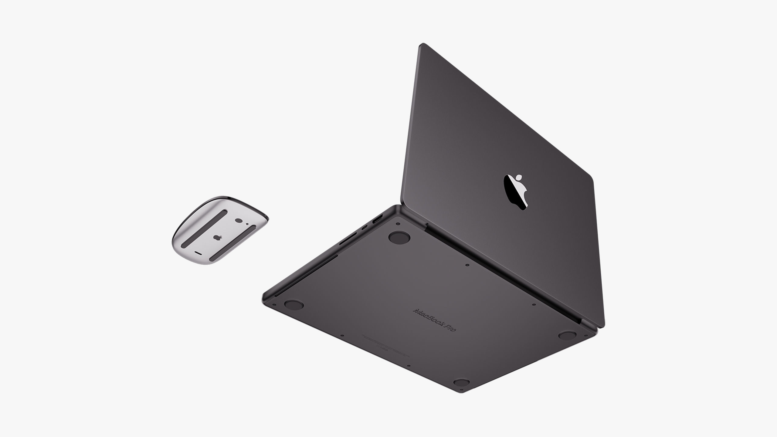 Apple MacBook Pro 14 - 16 inch Collection 2023 With Magic Mouse 3D model_19