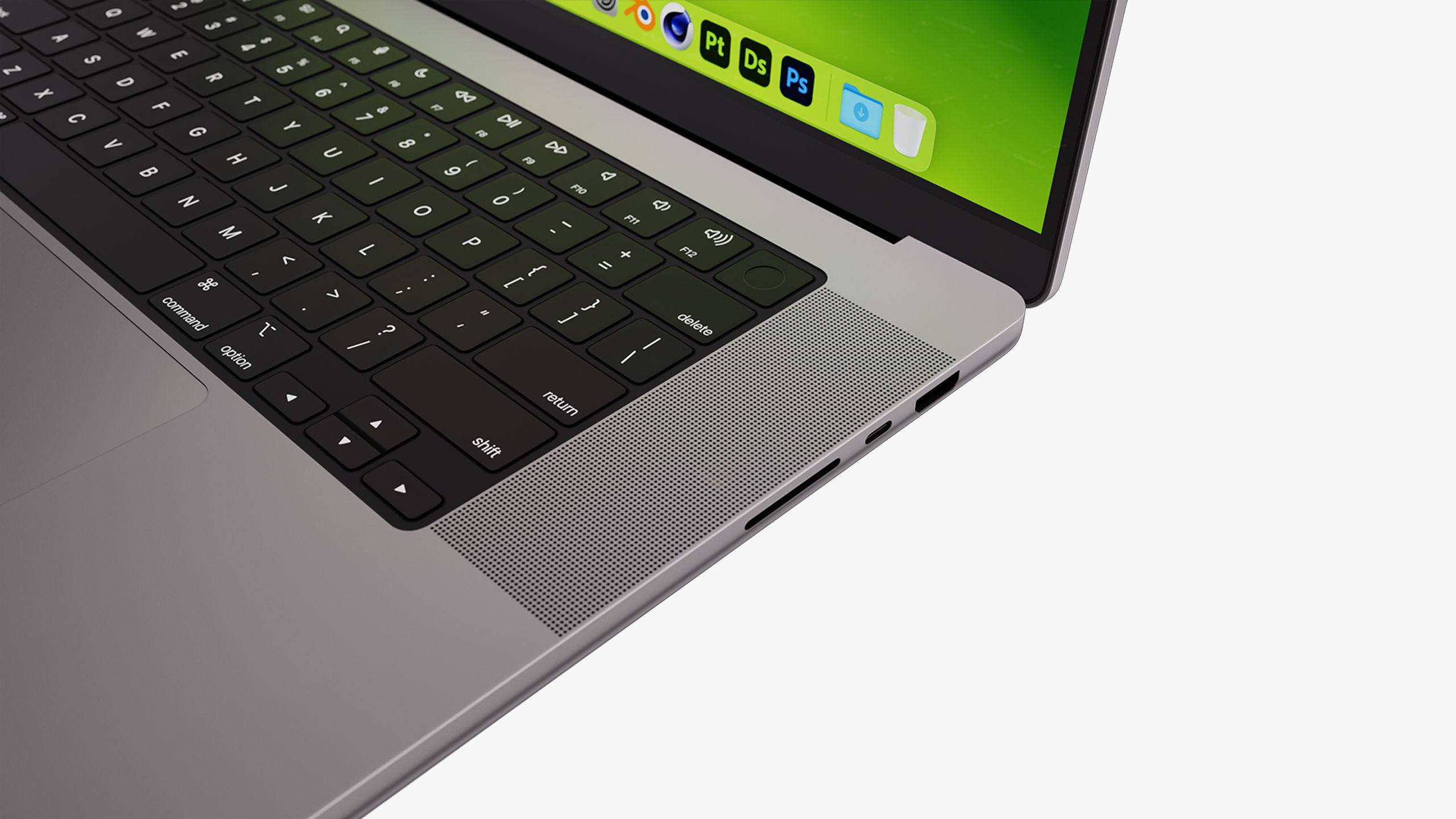 Apple MacBook Pro 14 - 16 inch Collection 2023 With Magic Mouse 3D model_62