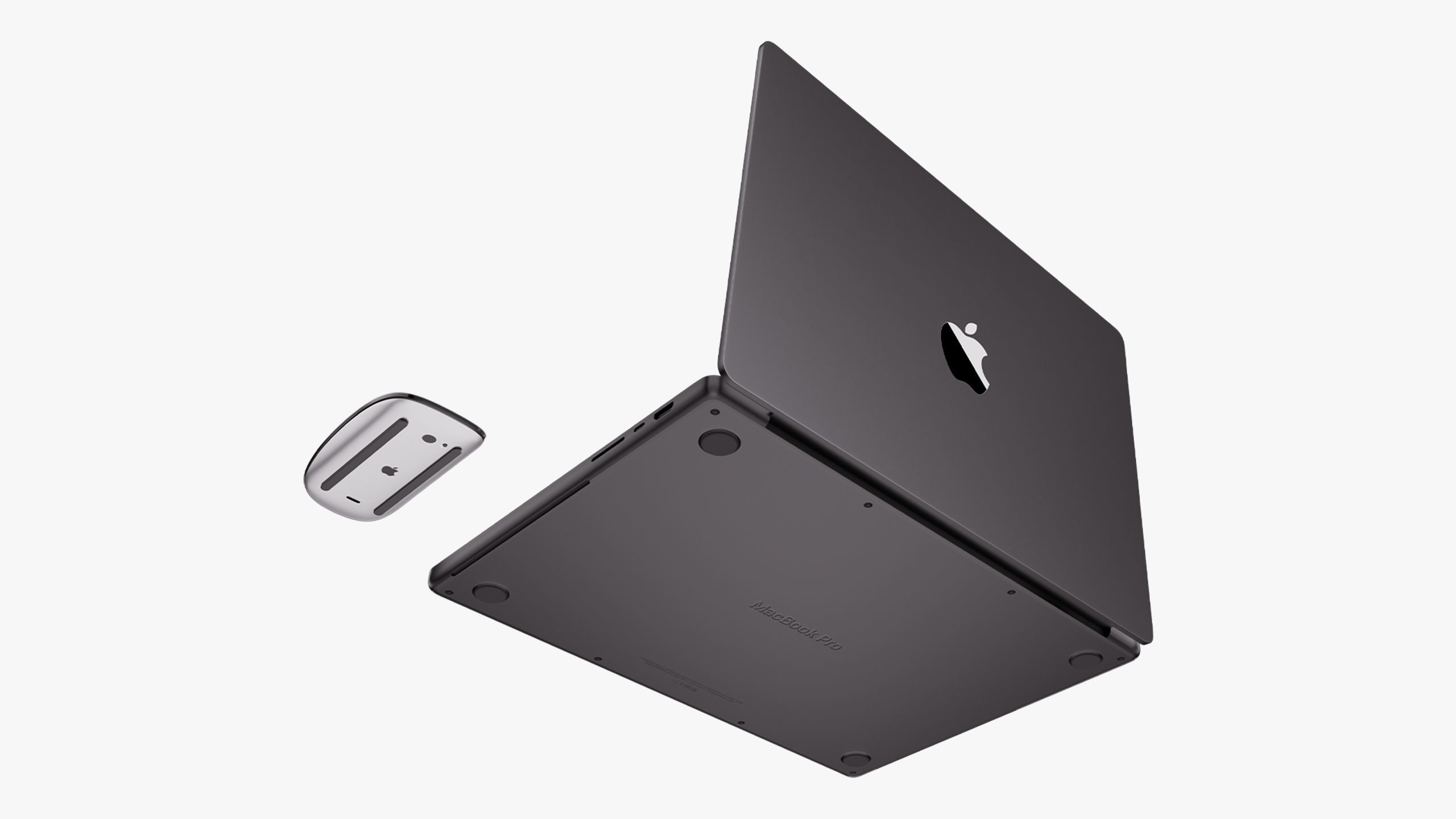 Apple MacBook Pro 14 - 16 inch Collection 2023 With Magic Mouse 3D model_18