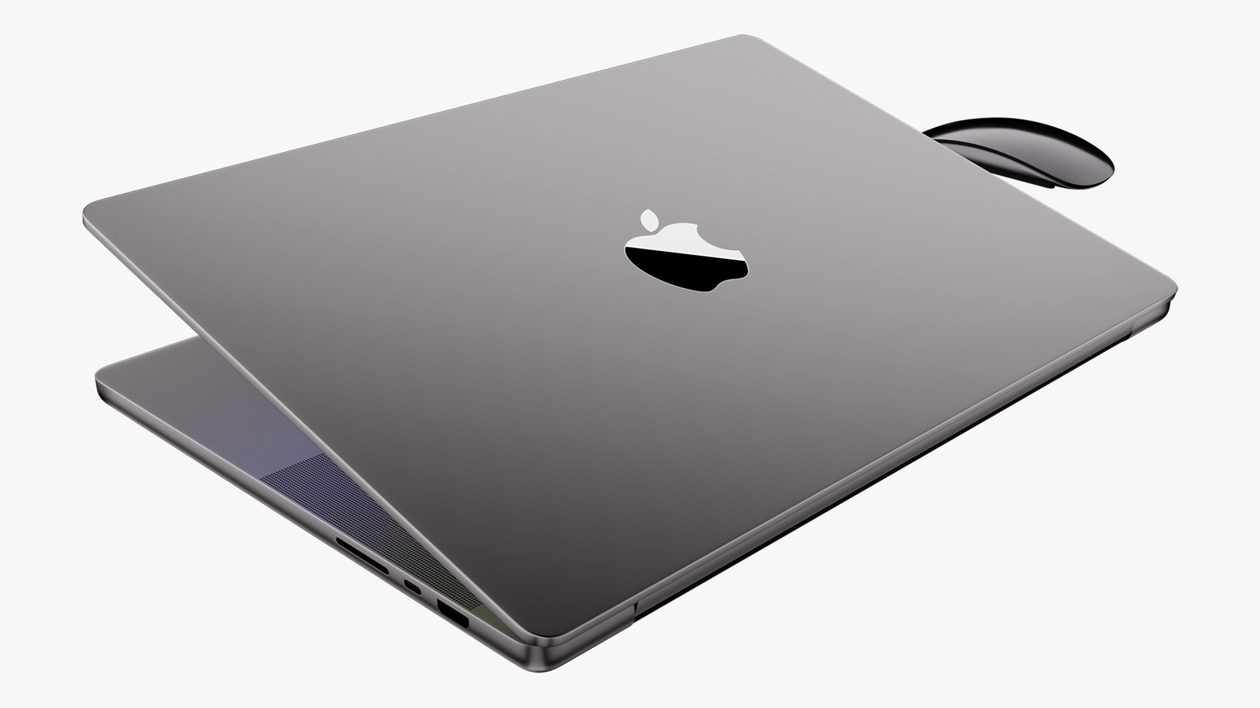 Apple MacBook Pro 14 - 16 inch Collection 2023 With Magic Mouse 3D model_44