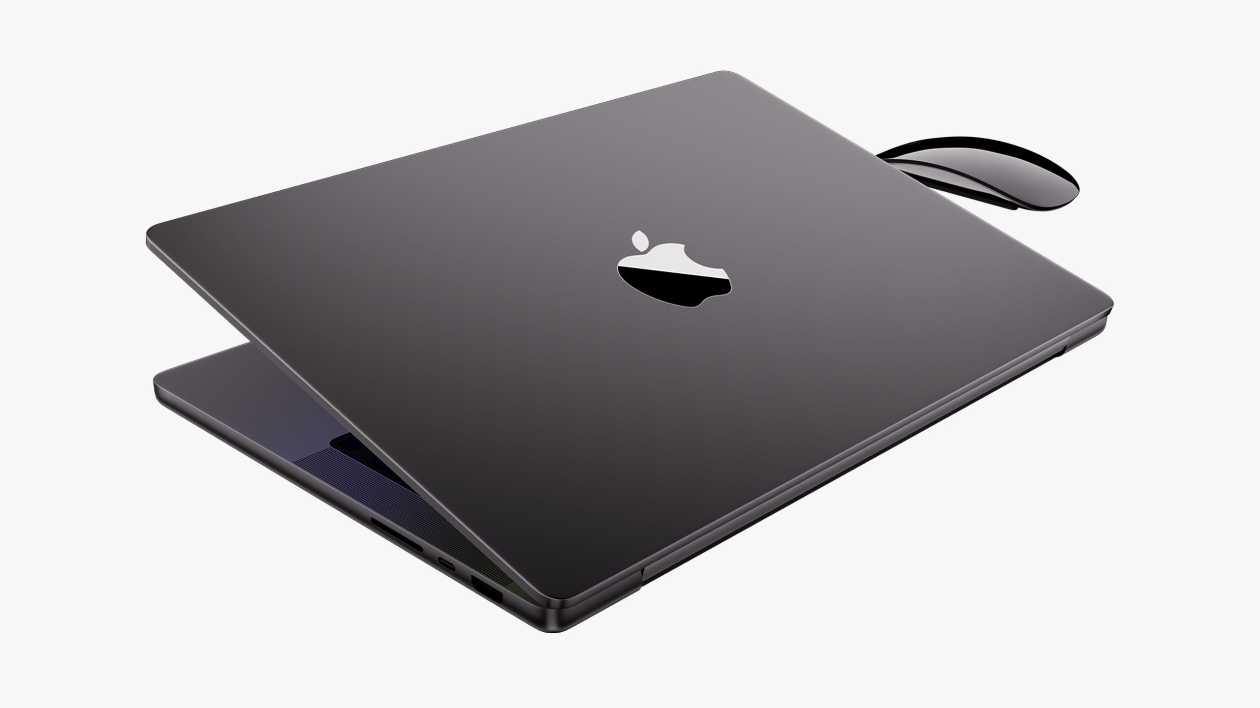 Apple MacBook Pro 14 - 16 inch Collection 2023 With Magic Mouse 3D model_43