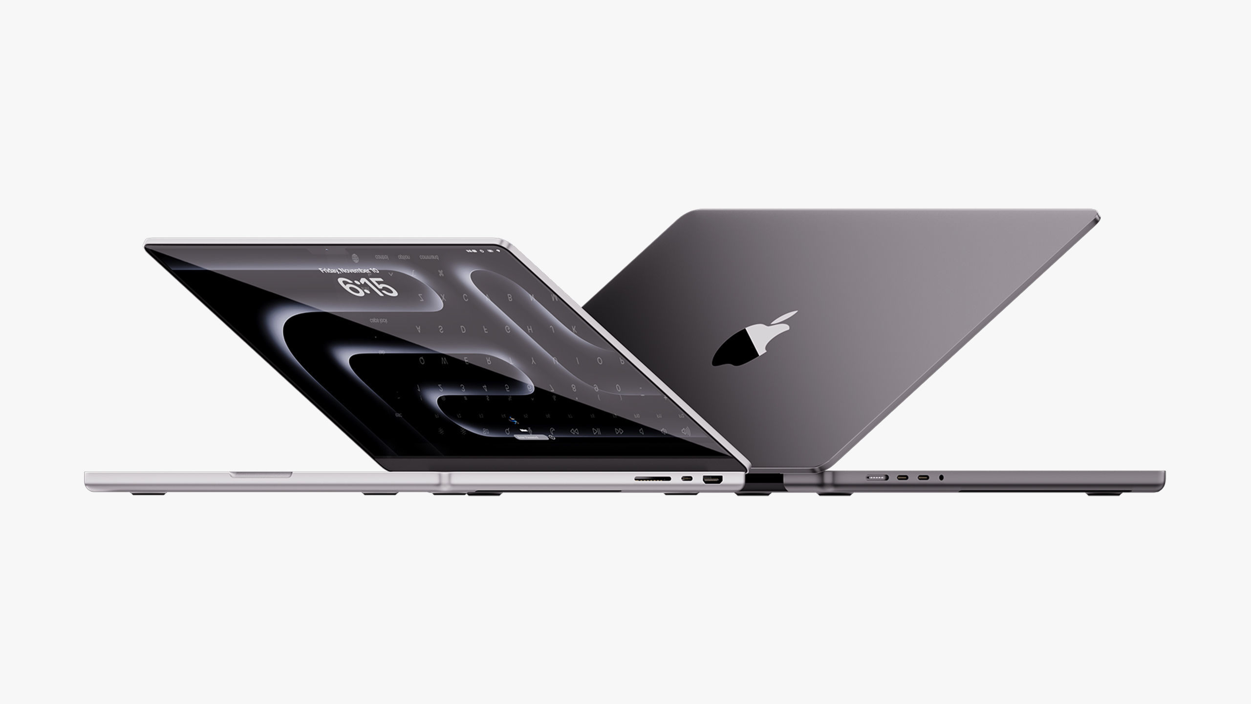 Apple MacBook Pro 14 - 16 inch Collection 2023 With Magic Mouse 3D model_1