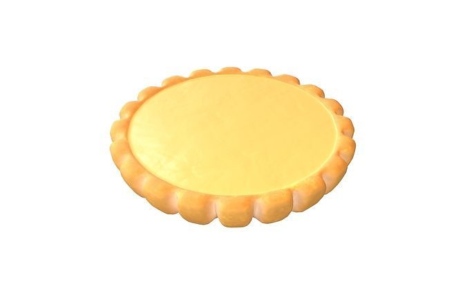 Tart v1 002 Low-poly 3D model 3