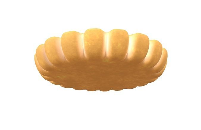 Tart v1 003 Low-poly 3D model 4