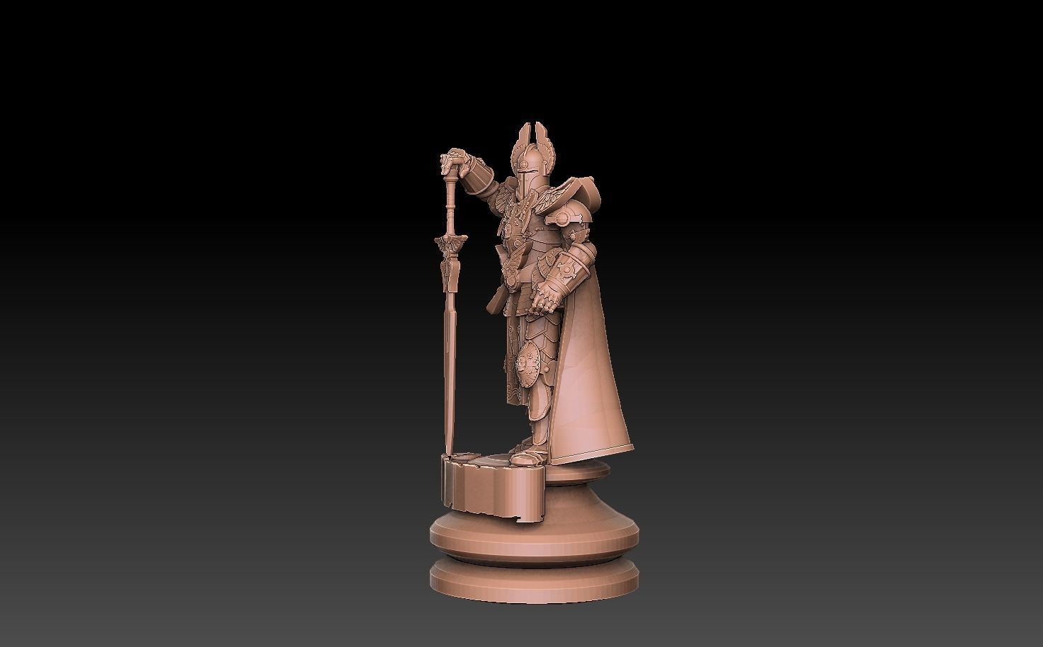 Heroes of Might and Magic 6 Winged Knight 3D print model_3