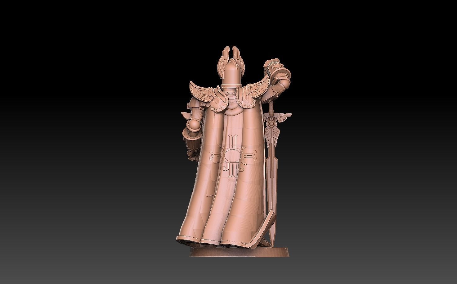 Heroes of Might and Magic 6 Winged Knight 3D print model_5