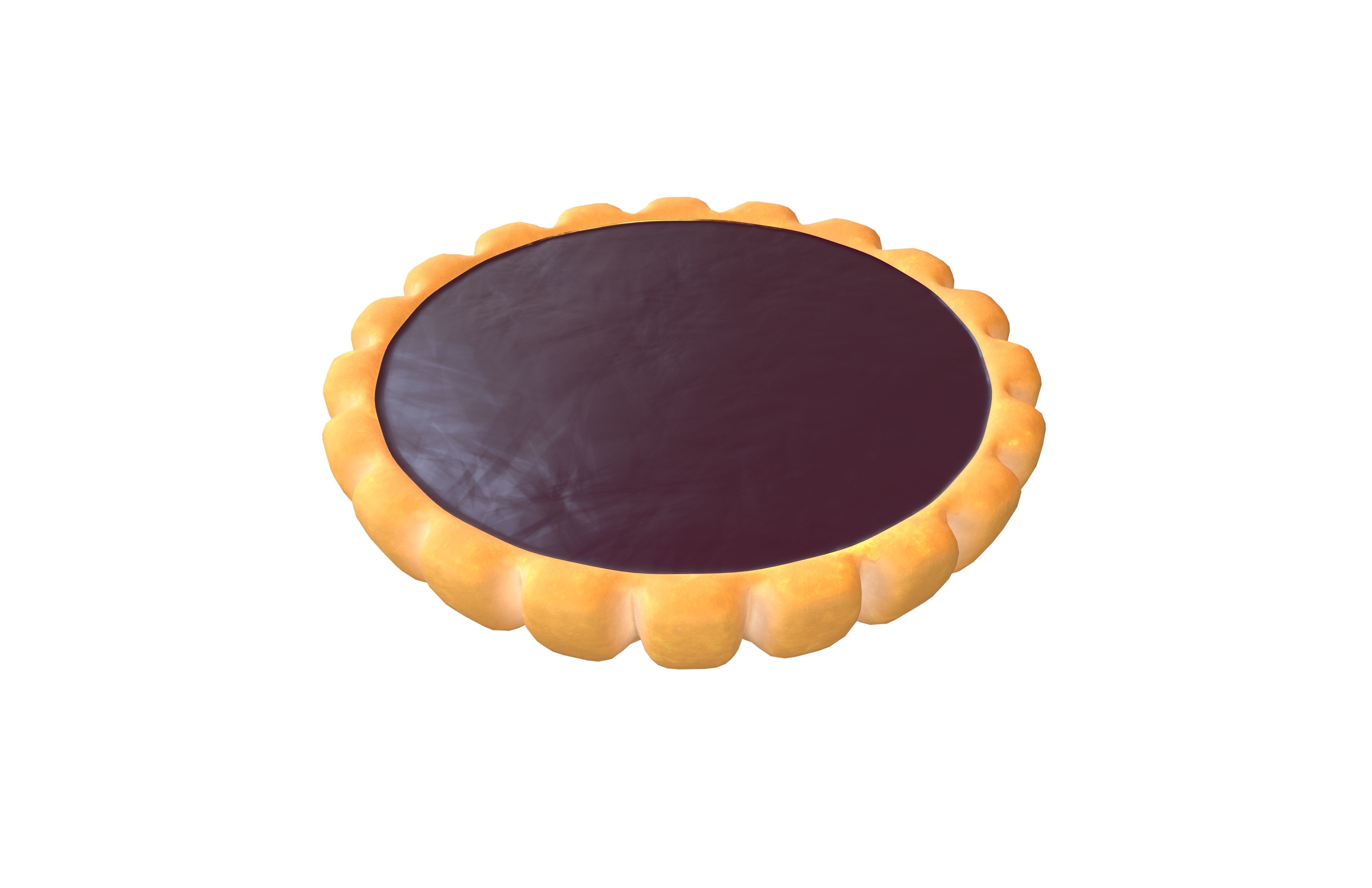Tart v1 004 Low-poly 3D model_2