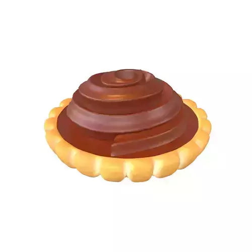 Tart v2 001 Low-poly 3D model