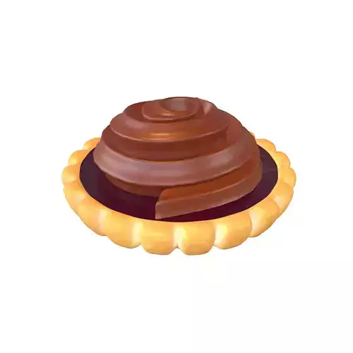 Tart v2 003 Low-poly 3D model