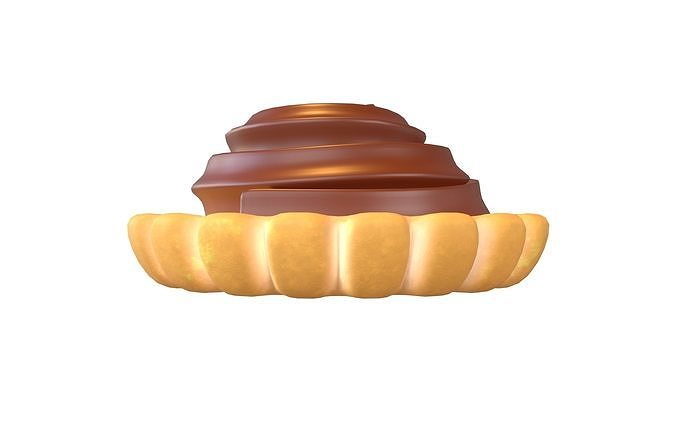 Tart v2 005 Low-poly 3D model 2