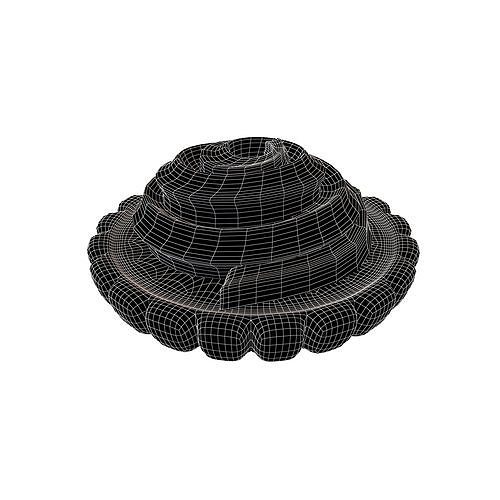 Tart v2 005 Low-poly 3D model 5