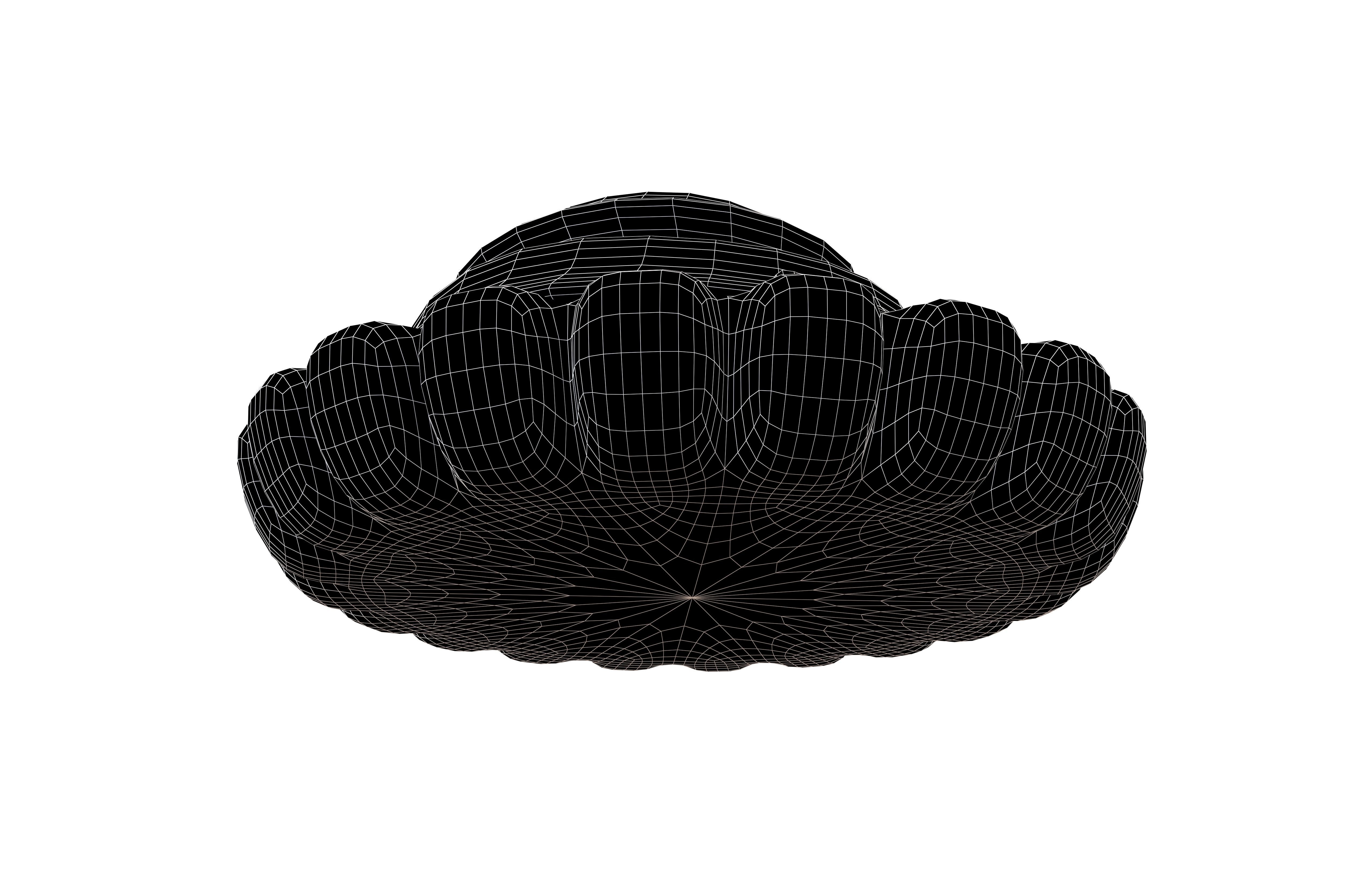 Tart v2 006 Low-poly 3D model_7