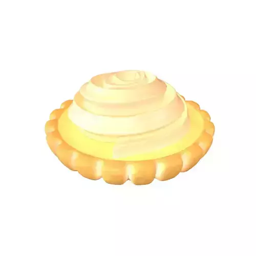 Tart v2 006 Low-poly 3D model
