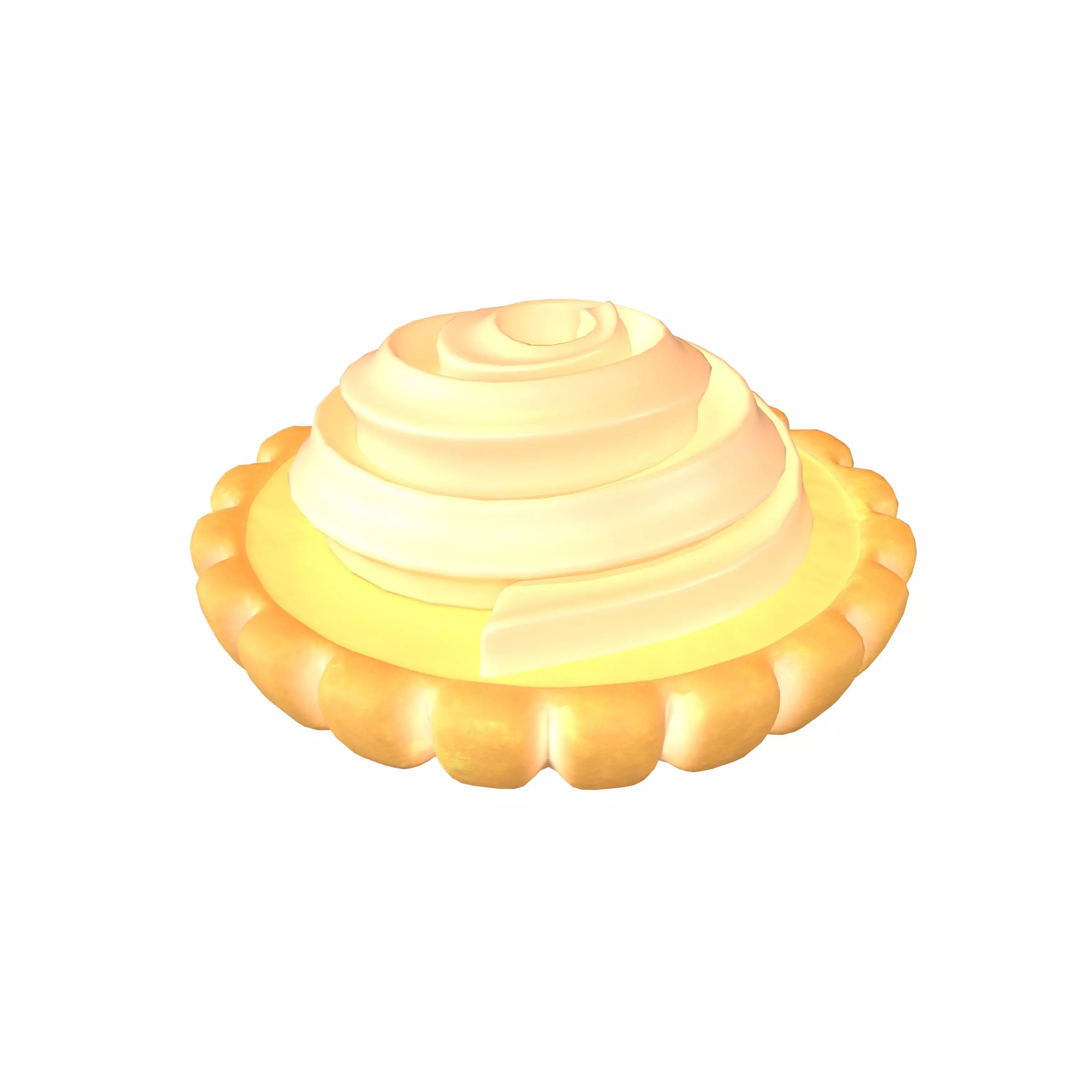 Tart v2 006 Low-poly 3D model_0