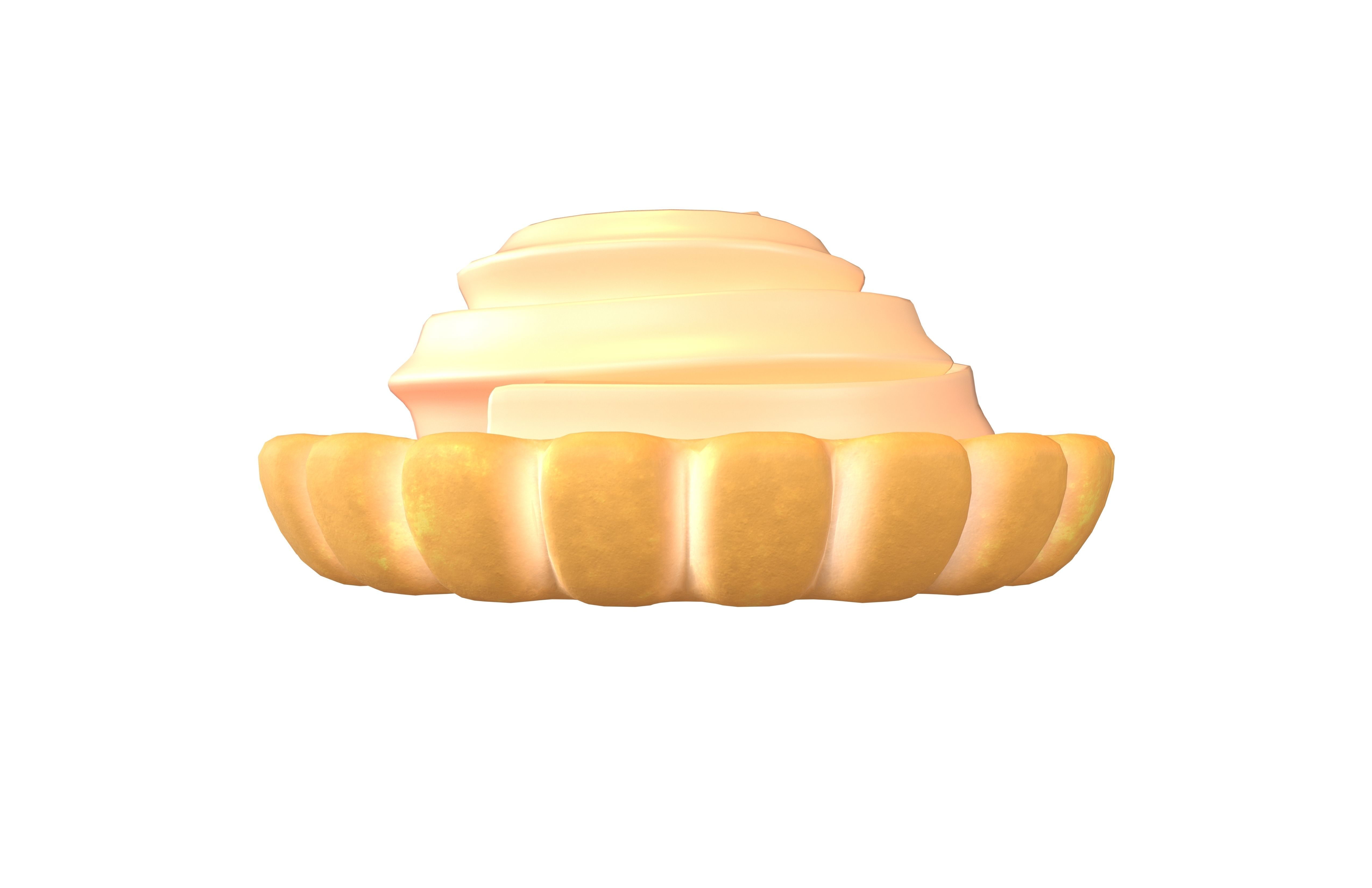 Tart v2 008 Low-poly 3D model_2